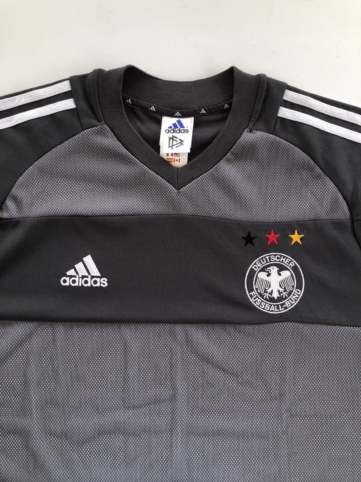 Adidas 2002-04 Germany Away Football Jersey Size US L / EU 52-54 / 3 - 5 Thumbnail