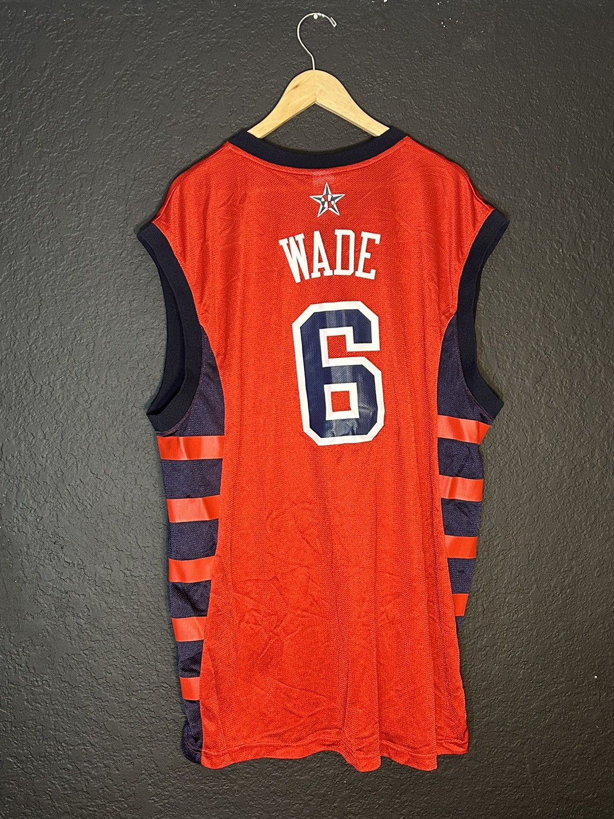 Reebok Vintage 2000s Reebok Team Usa Dwyane Wade #6 Size US XL / EU 56 / 4 - 7 Thumbnail