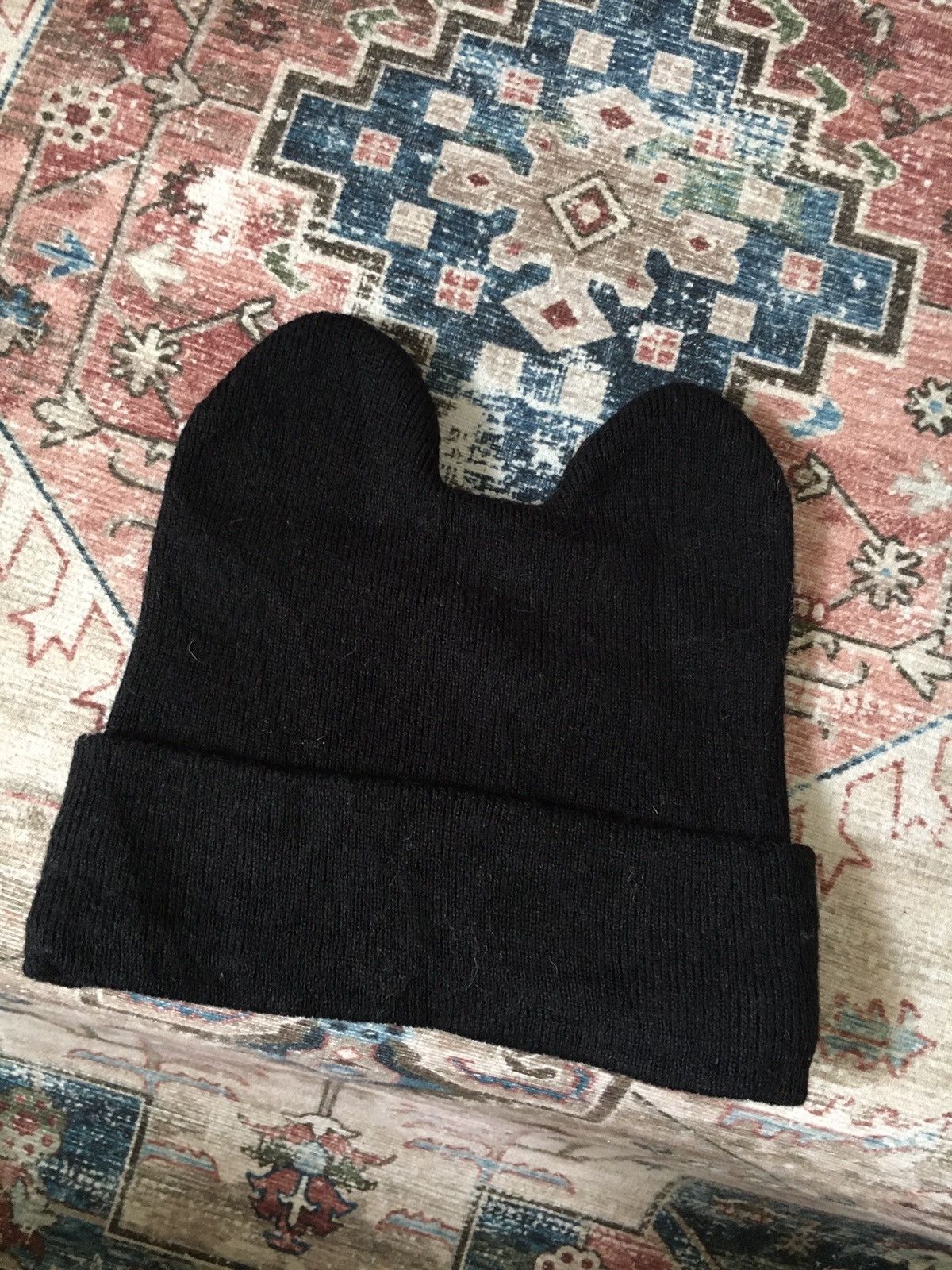 Hysteric Glamour Playboi Carti Style Bunny Horn Devil Beanie Size ONE SIZE - 6 Thumbnail