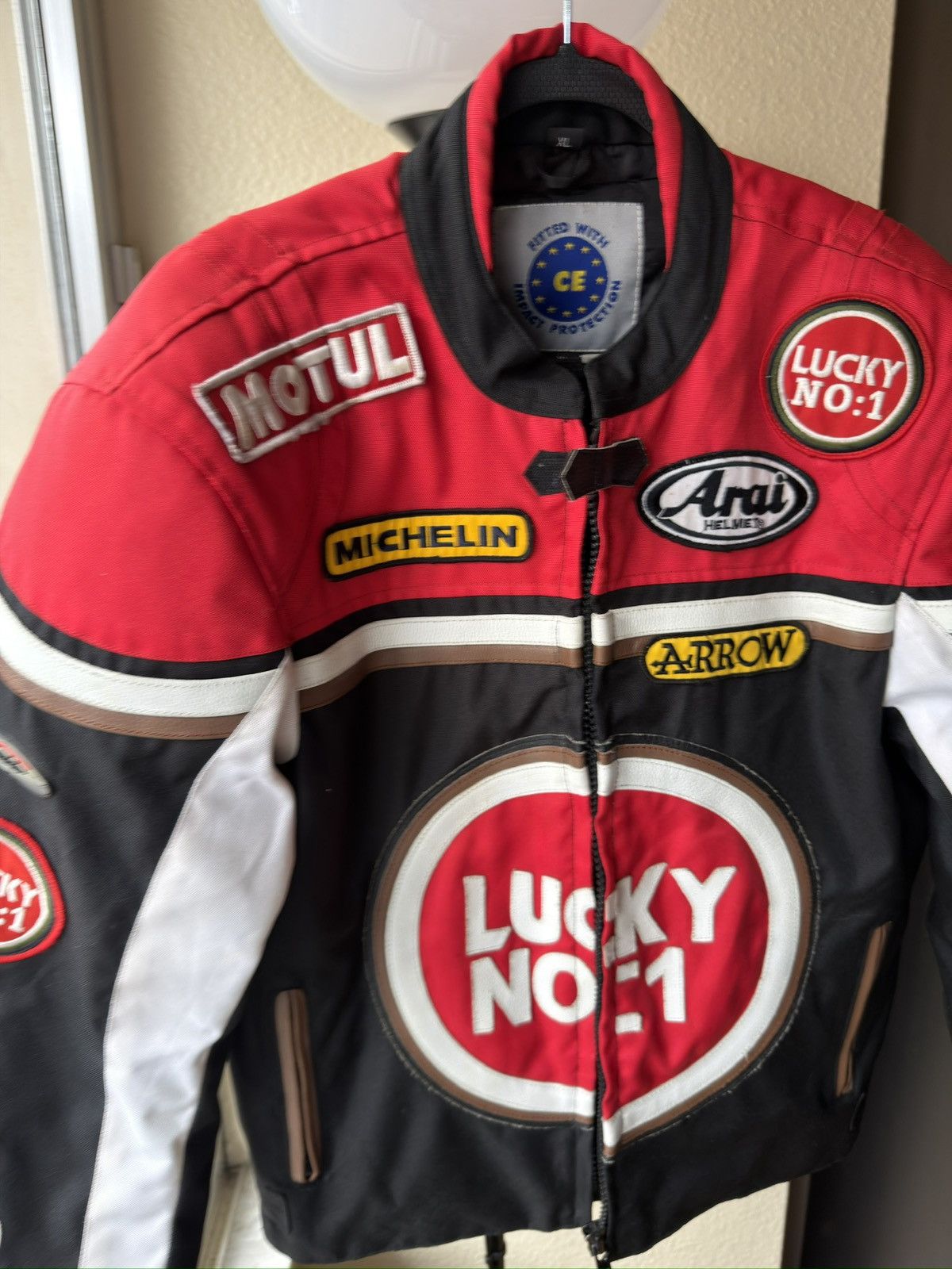 Arrow Real leather racing jacket arrow arai Size US XL / EU 56 / 4 - 3 Thumbnail