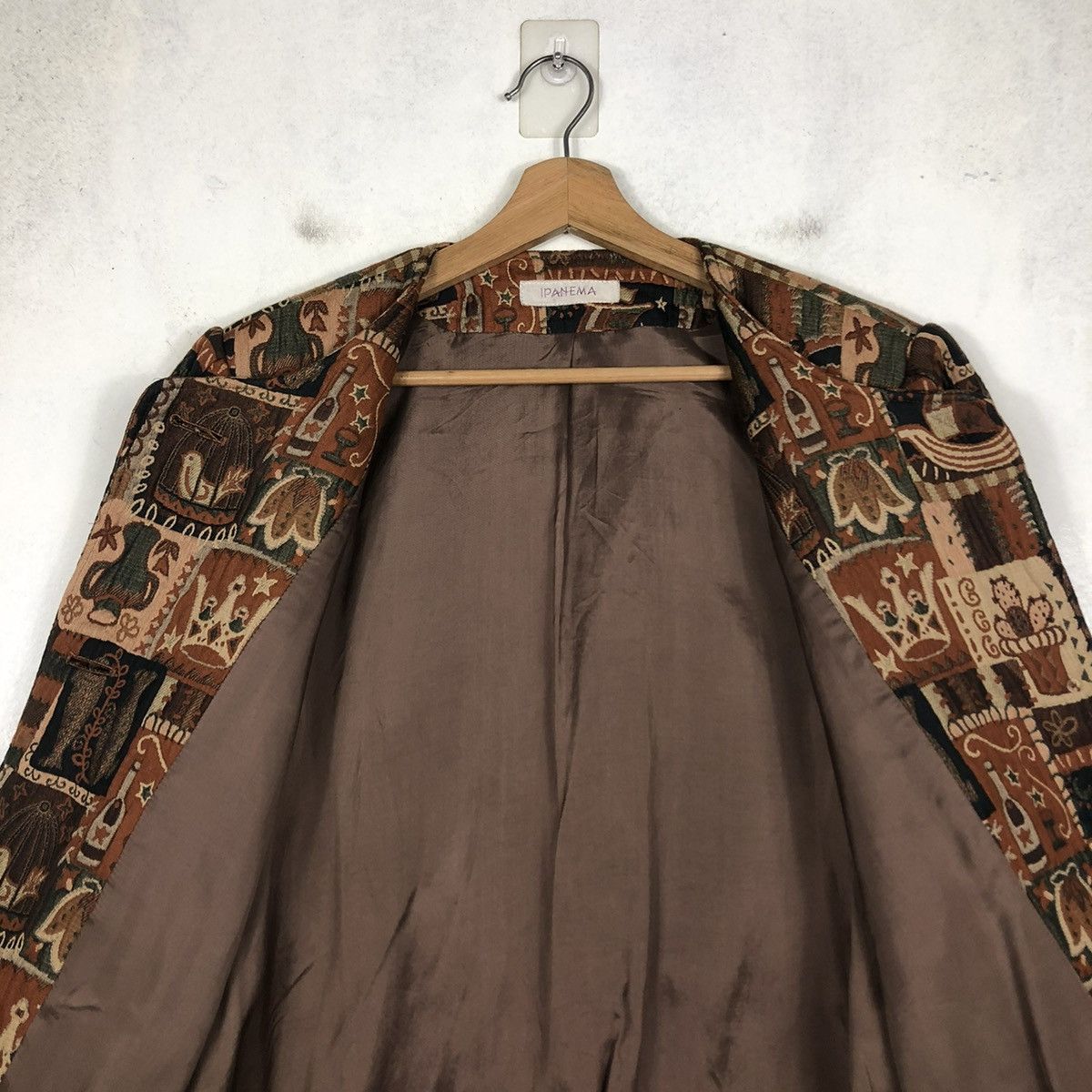 Japanese Brand 📌VINTAGE BIKER JACKET BUTTON PATCHWORK IPANEMA ISSEY MIYAKE Size M / US 6-8 / IT 42-44 - 15 Thumbnail