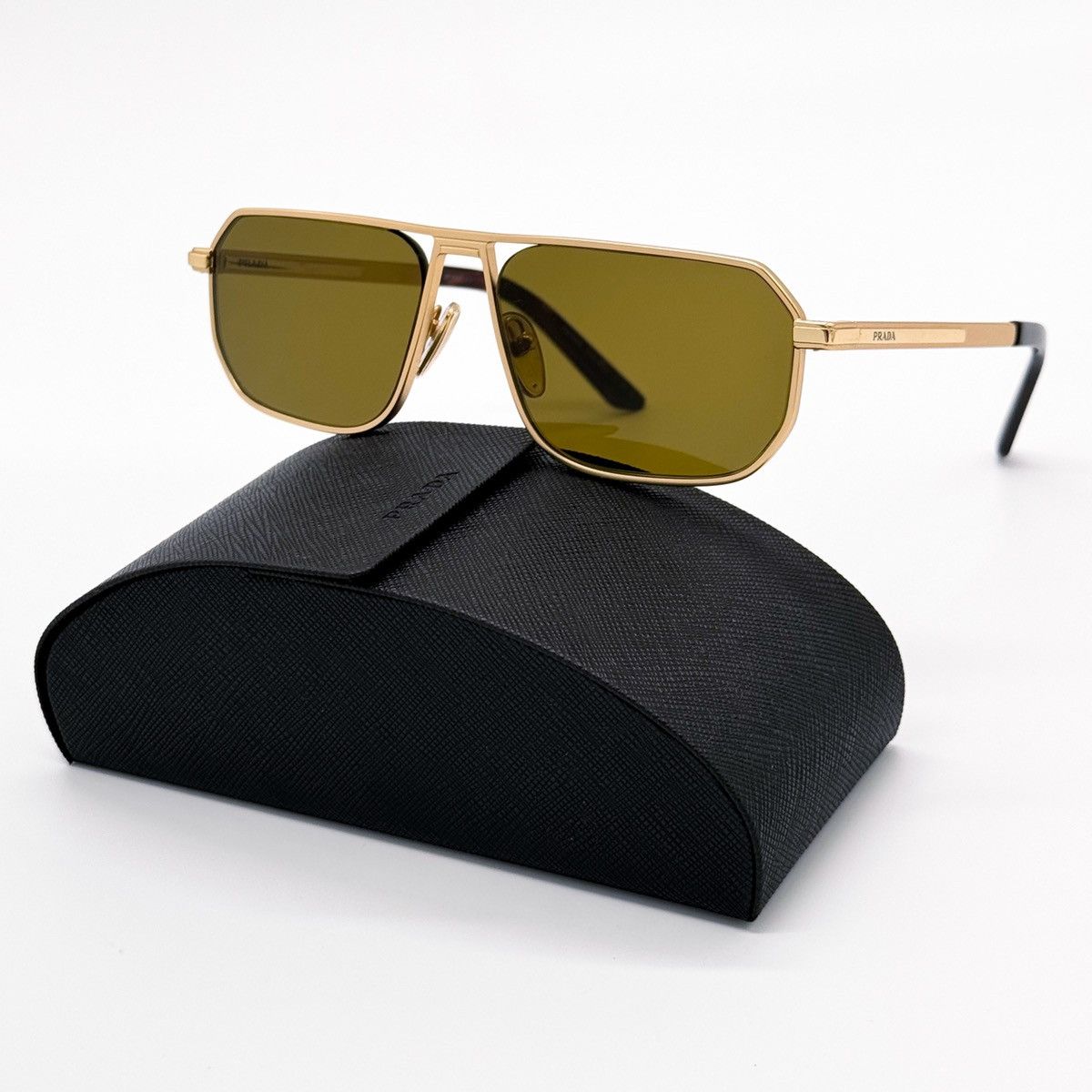 Prada NEW PRADA PRA53S 1BK01T UNISEX SUNGLASSES SPR A53 1BK01T Size ONE SIZE - 1 Thumbnail