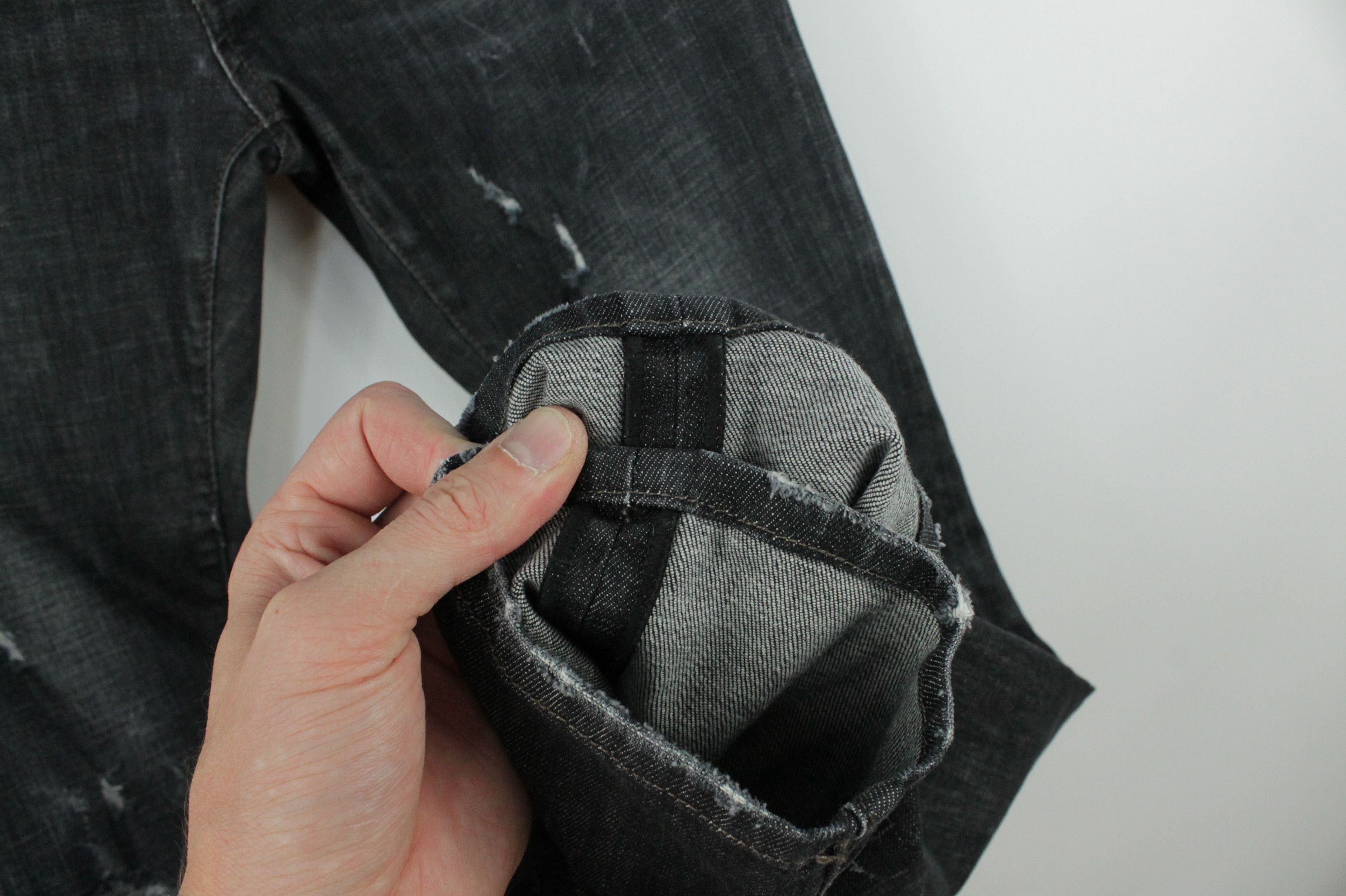 Dsquared2 Dsquared2 Cool Guy Slim Fit Distressed Black Denim Jeans Size US 32 / EU 48 - 9 Thumbnail