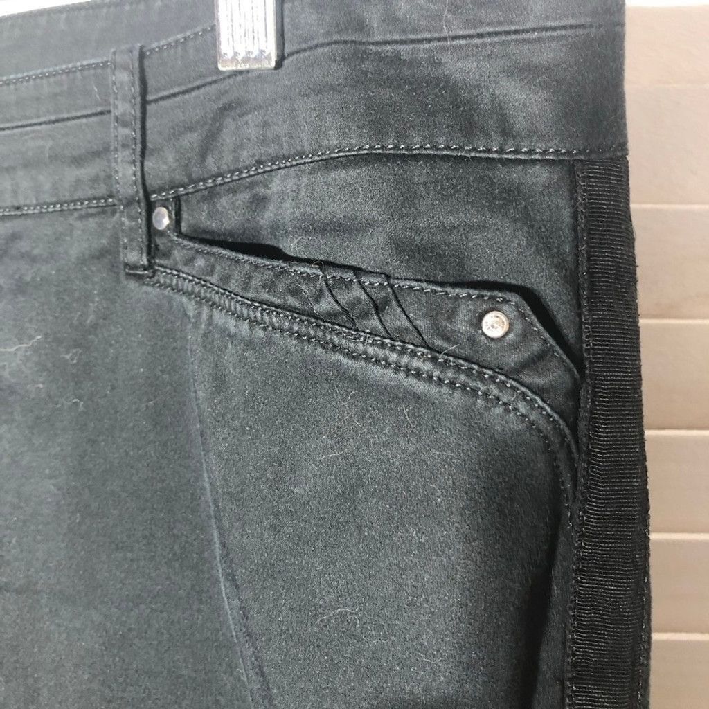 White House Black Market White House Pants Skinny Cropped Mid-Rise Stretch Black sz 6 Size 28" / US 6 / IT 42 - 4 Thumbnail