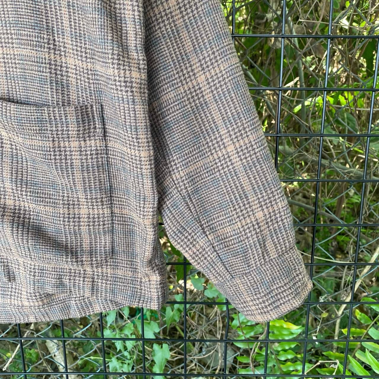 Global Work × Japanese Brand Vintage Global Work Checkered Button Up Jacket Size US L / EU 52-54 / 3 - 4 Thumbnail