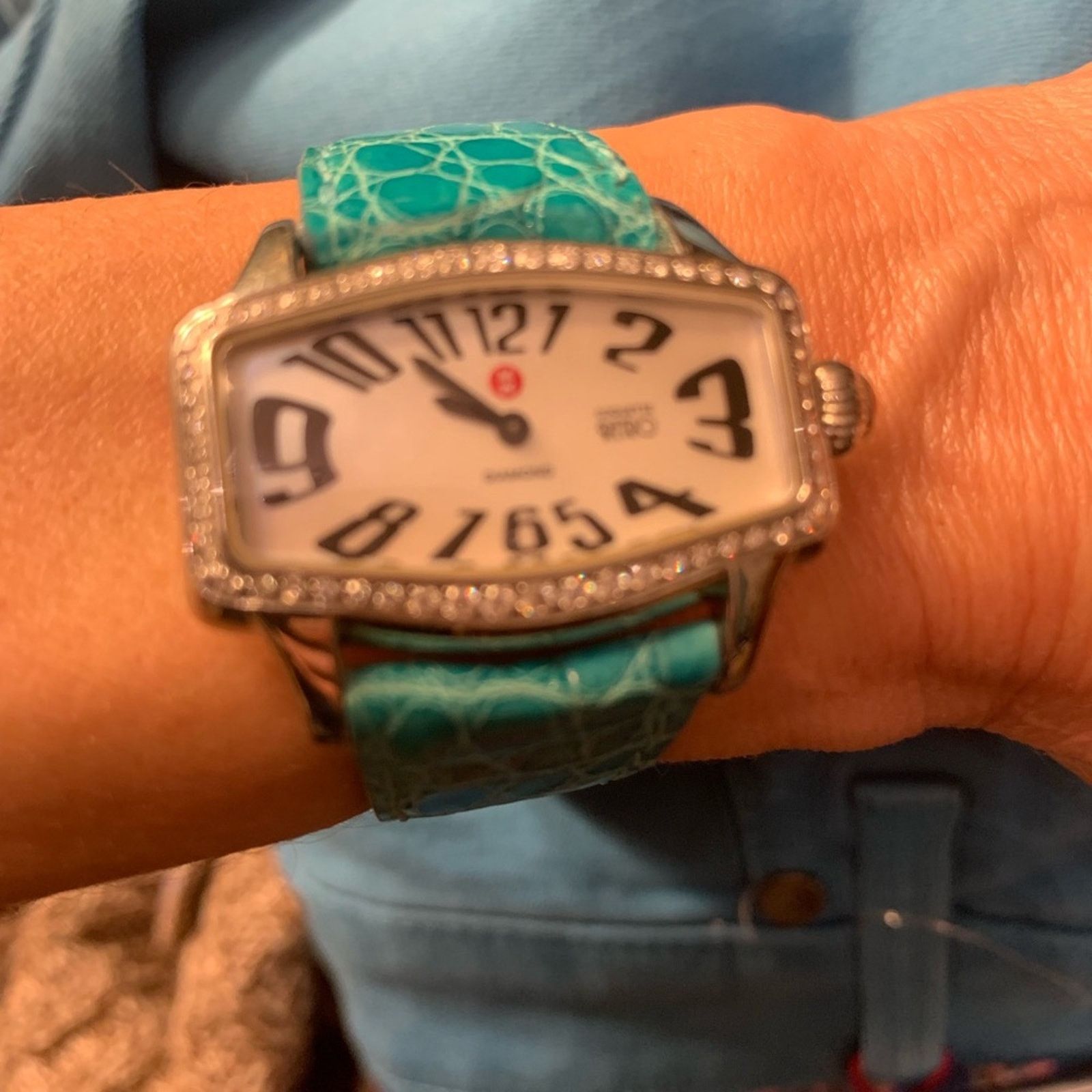 Other RARE MICHELE RETRO COQUETTE DIAMOND WATCH Size ONE SIZE - 5 Thumbnail