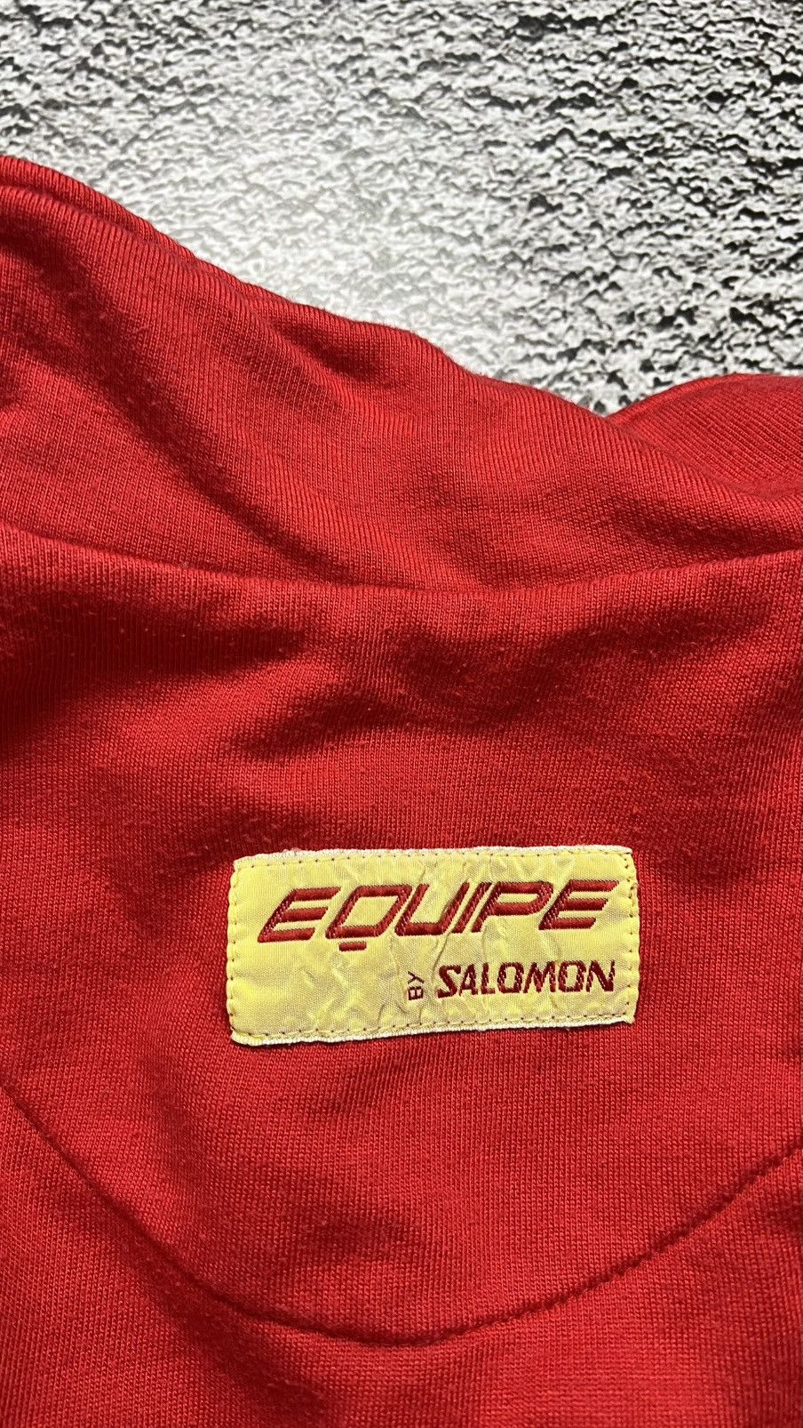 Salomon × Vintage Rare Vintage 80's Salomon Equipe Bright Zip Sweatshirt Size US M / EU 48-50 / 2 - 8 Thumbnail