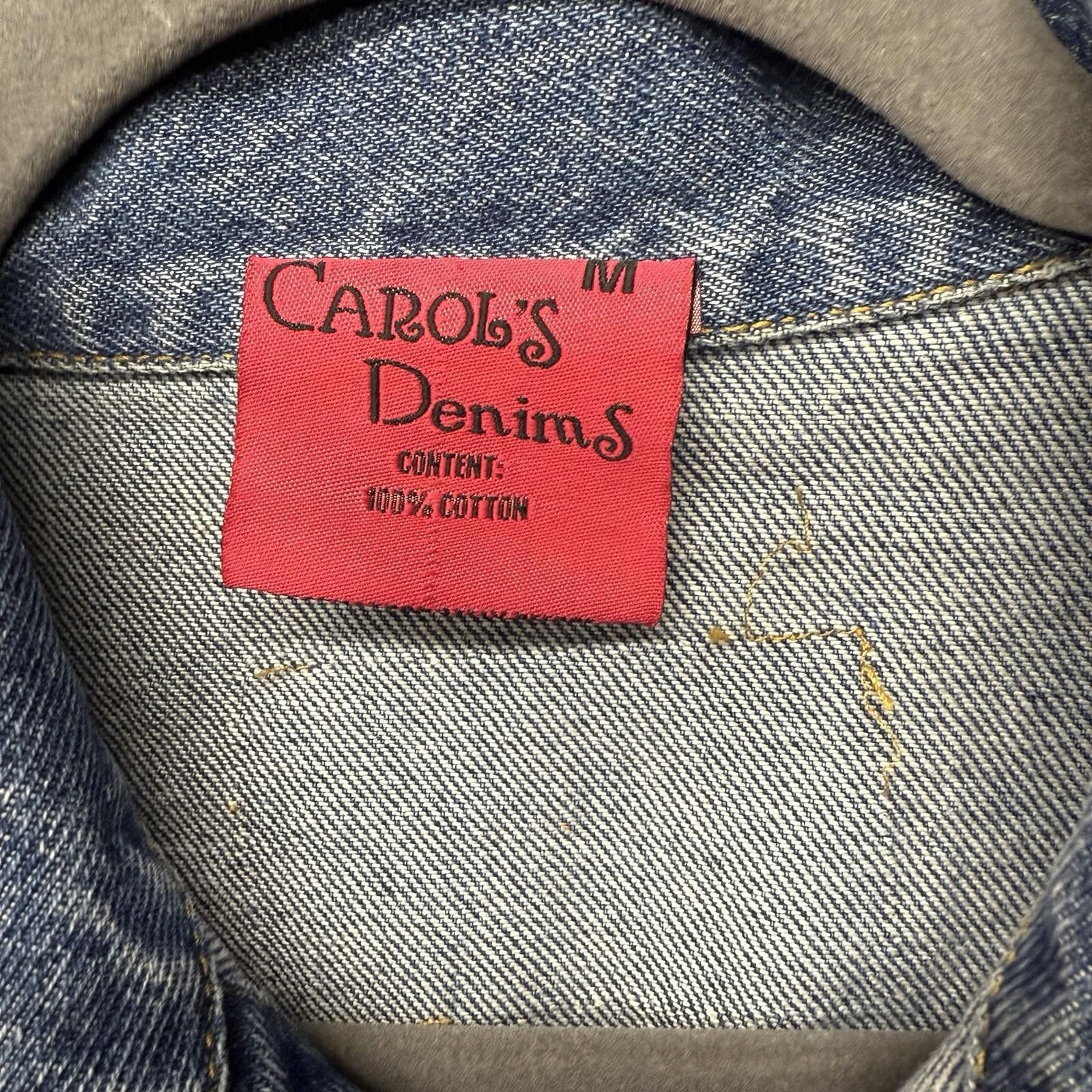 Other VTG 80s Carol’s Denims Personalized Womens 100%Cotton Vest M Size M / US 6-8 / IT 42-44 - 3 Thumbnail
