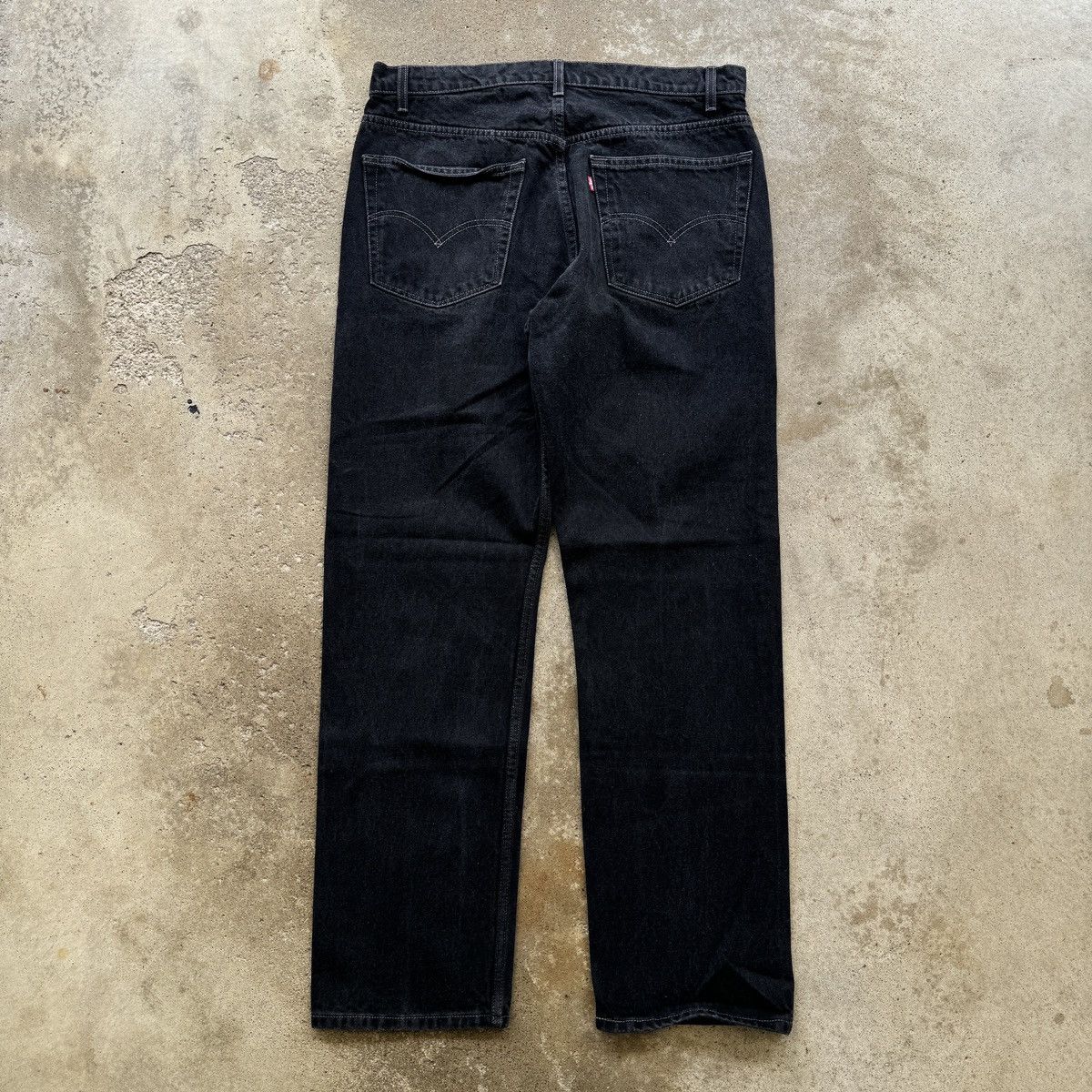 Vintage Levi's 505 Black Denim Jeans ERD Grunge Chrome Skater Size US 38 / EU 54 - 1 Thumbnail