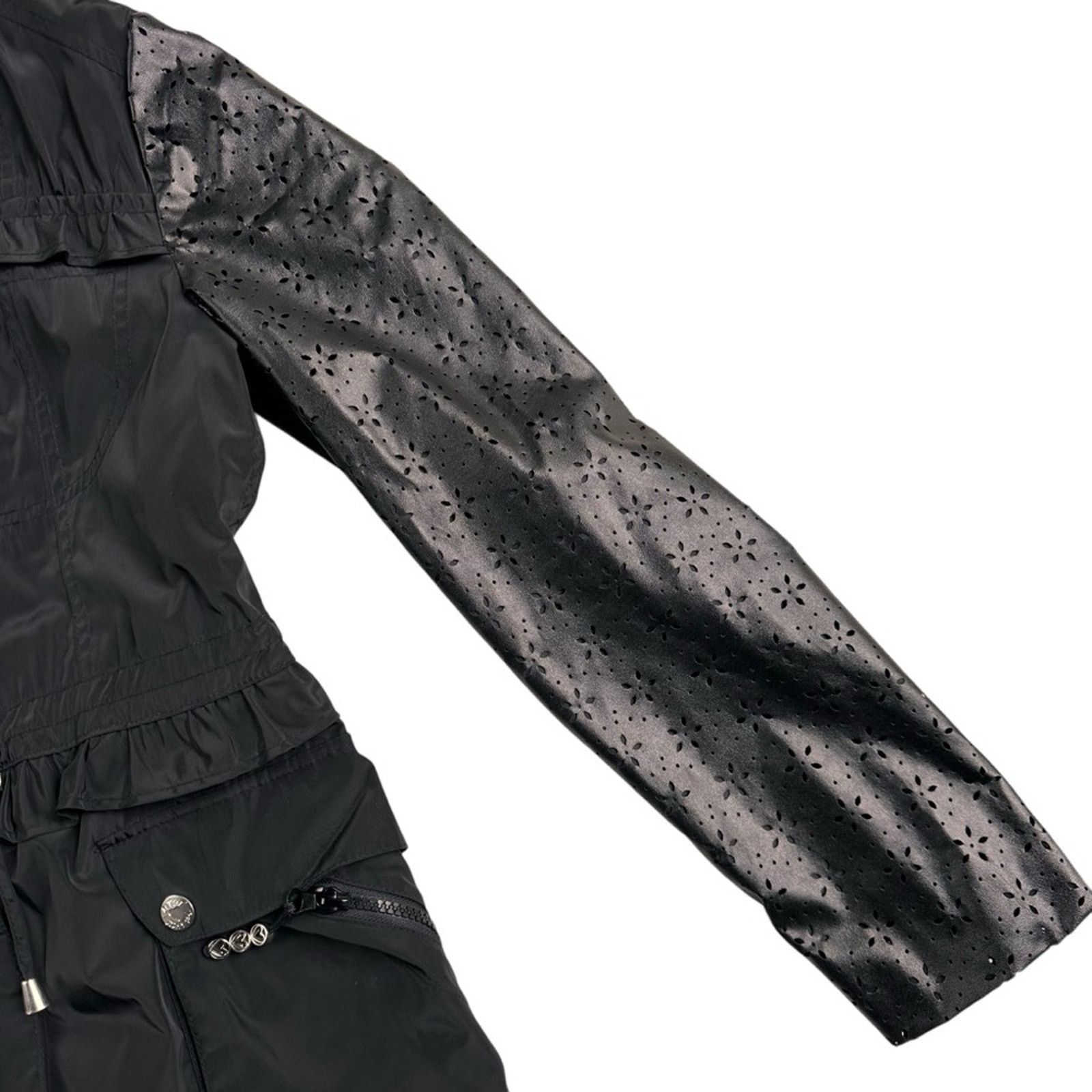 Betsey Johnson Betsey Johnson Anorak Rain Jacket – Black – Size M – EUC Size M / US 6-8 / IT 42-44 - 6 Thumbnail