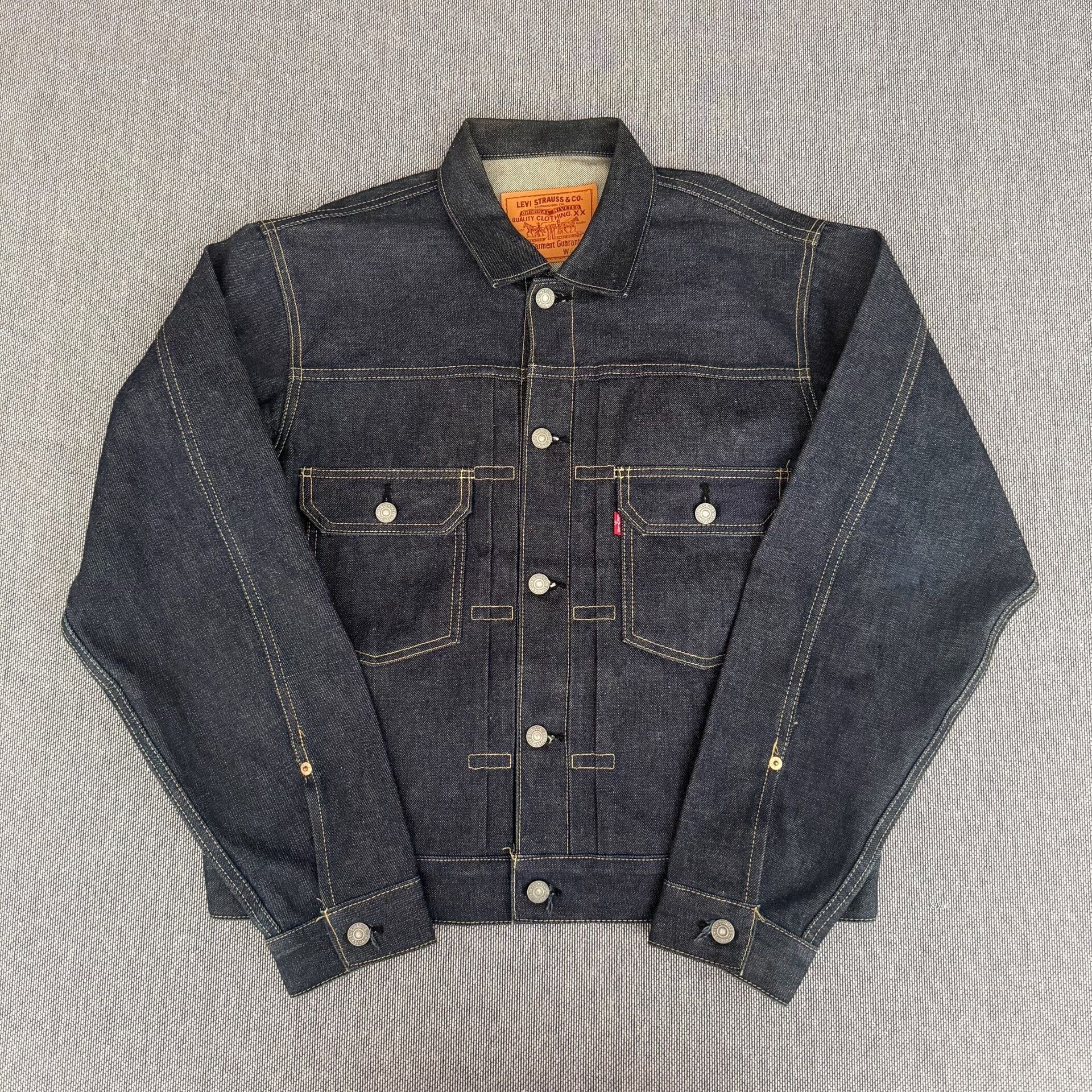 Levi's Vintage Clothing Levi's LVC507 J22 Denim Jacket Size US XXS / EU 40 - 1 Thumbnail