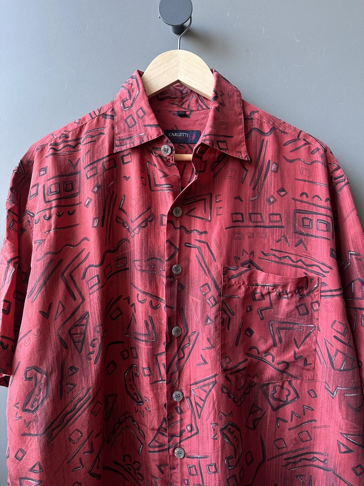 Cool Shirtz Carletti Silk Short Sleeve Shirt Size M Size US M / EU 48-50 / 2 - 2 Thumbnail