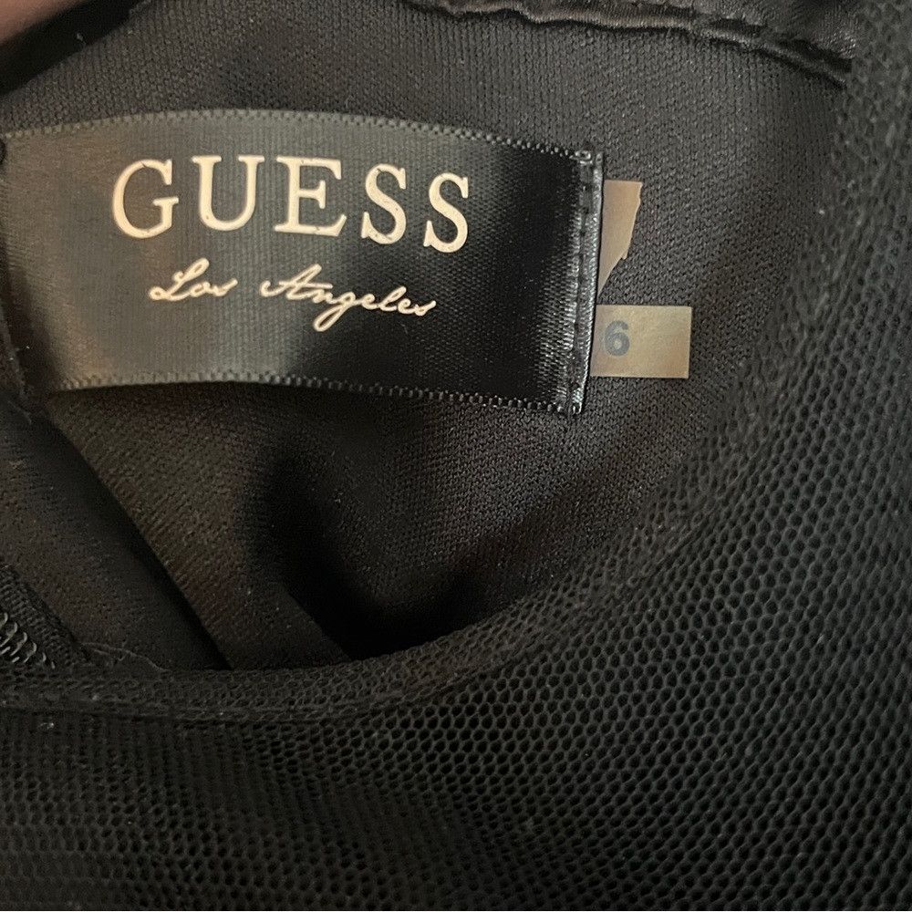Guess GUESS Sleeveless Black Leopard Dress NWOT Sz.6 Medium Size ONE SIZE - 4 Thumbnail