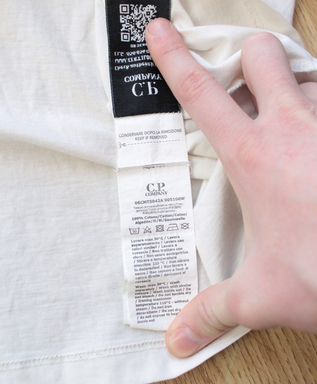 C.P. Company 🔥 CP Company Logo Distressed T Shirt White Y2K Tee C.P. Size US M / EU 48-50 / 2 - 5 Thumbnail
