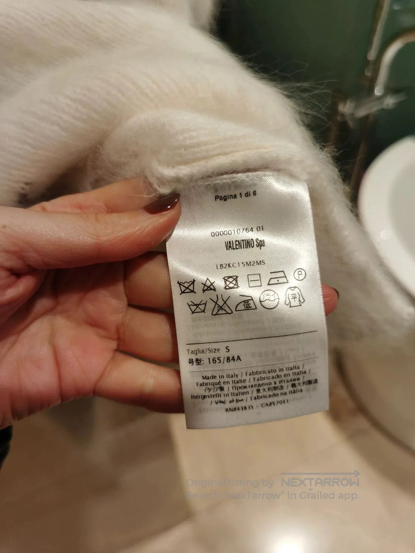 Valentino Valentino Rabbit Fur Star Knit Sweater. Size US S / EU 44-46 / 1 - 6 Thumbnail