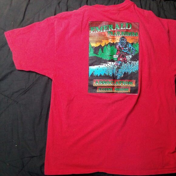 Hanes × Vintage Vintage Emerald Trailriders Association Eugene T-Shirt Size US XL / EU 56 / 4 - 6 Thumbnail
