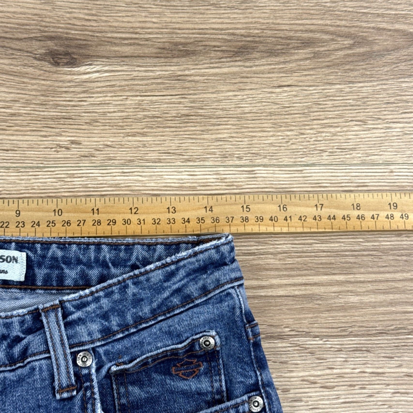 Harley Davidson Harley Davidson Jeans Women’s 8 Long Bootcut Medium Wash Mid Rise Size 30" / US 8 / IT 44 - 5 Thumbnail