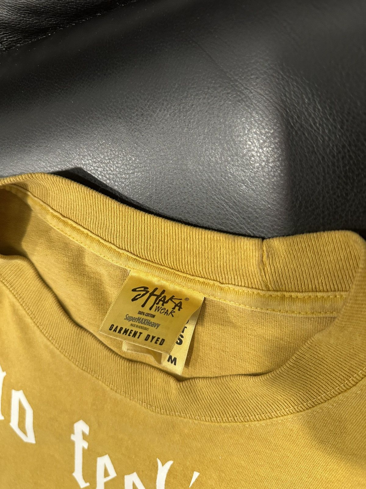 Other No Feelings Tee Mustard Crosses Size Medium Size US M / EU 48-50 / 2 - 3 Thumbnail