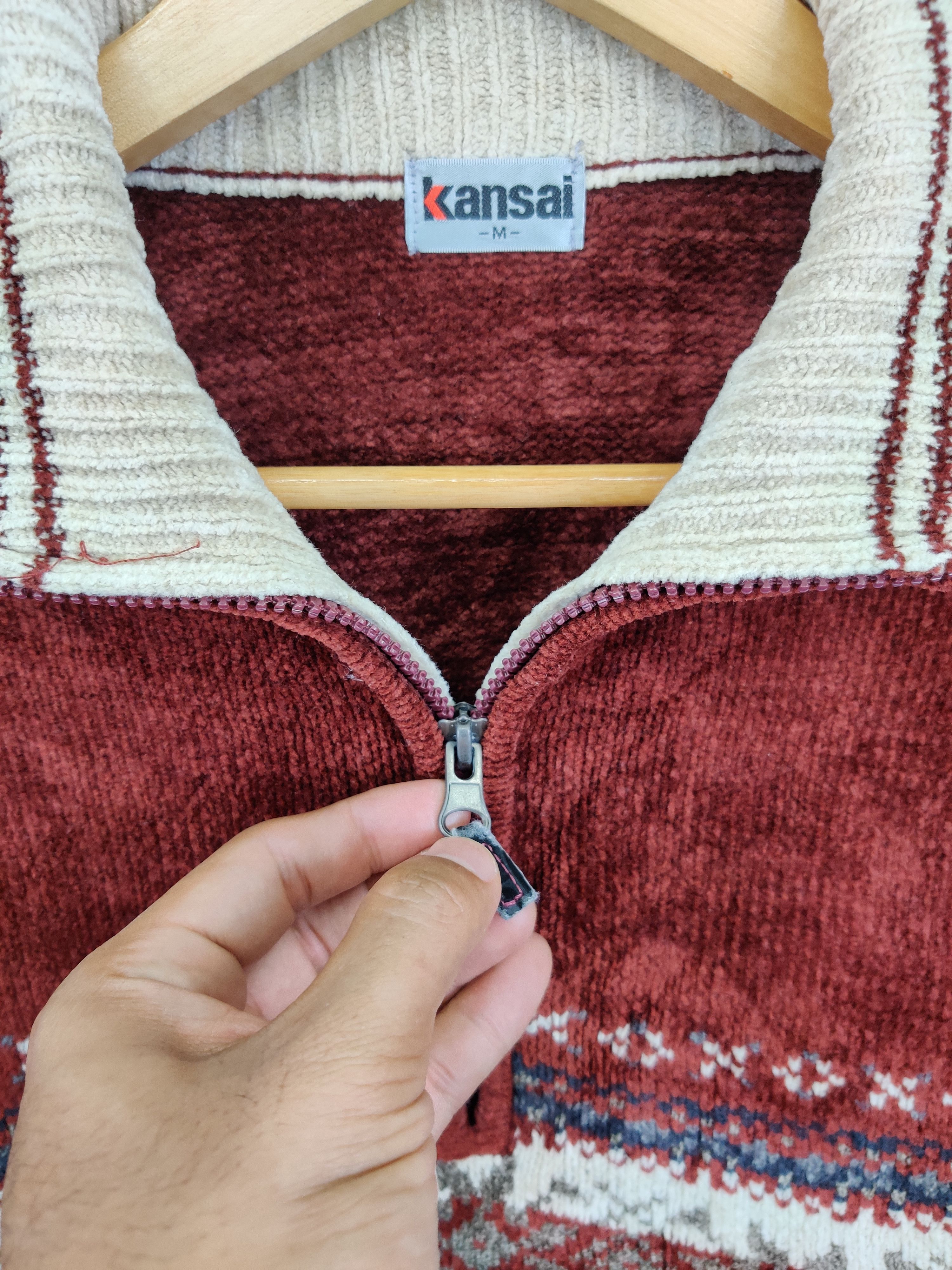 Kansai Yamamoto Vintage 90's Kansai Yamamoto Sweater Knitwear Size US M / EU 48-50 / 2 - 7 Thumbnail