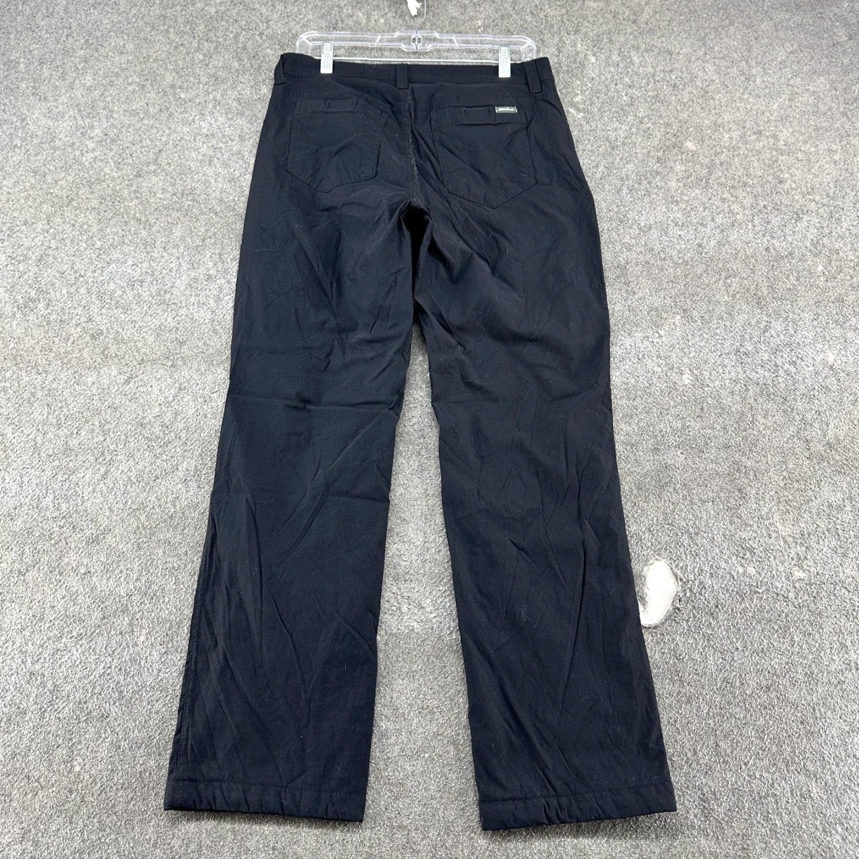 Eddie Bauer Eddie Bauer Pants Mens 32x30 Black Cargo Straight Fleece Lined Nylon Stretch Size US 32 / EU 48 - 4 Thumbnail