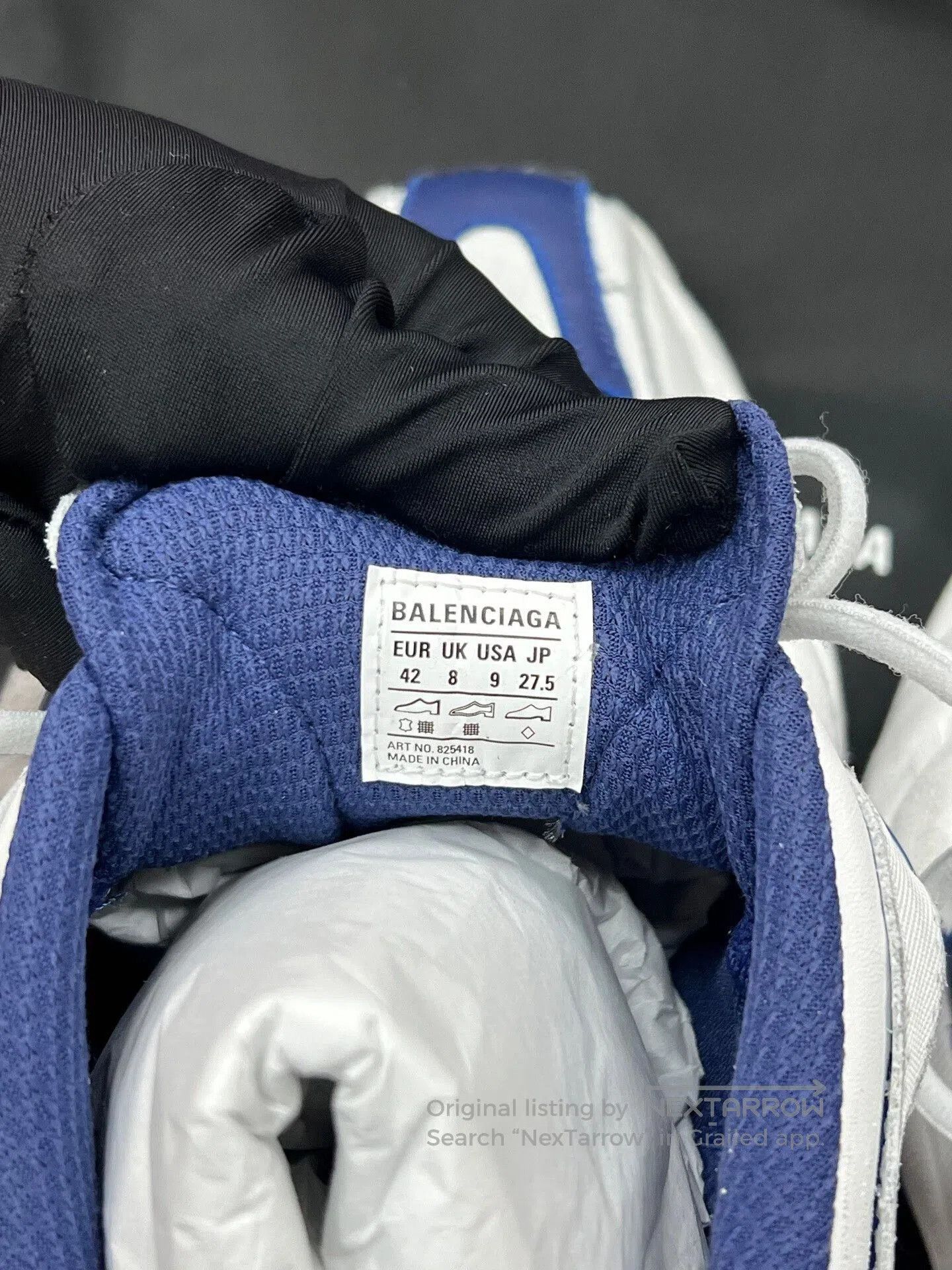 Balenciaga balenciaga monday white blue sneakers. Size US 10 / EU 43 - 6 Thumbnail