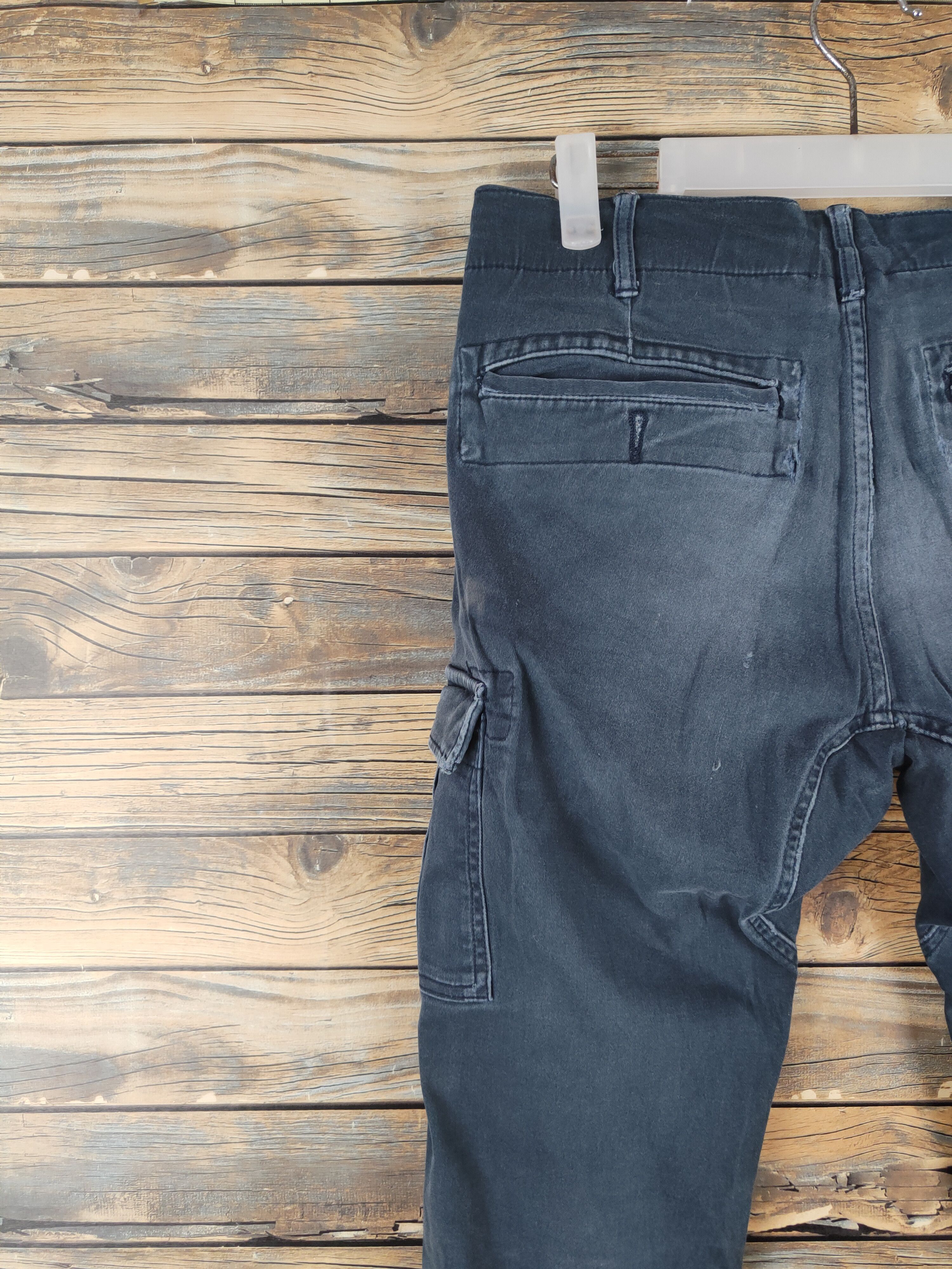 Japanese Brand DL Gladiator Navy Multipocket Cargo Pants #46-271T Size US 30 / EU 46 - 8 Thumbnail