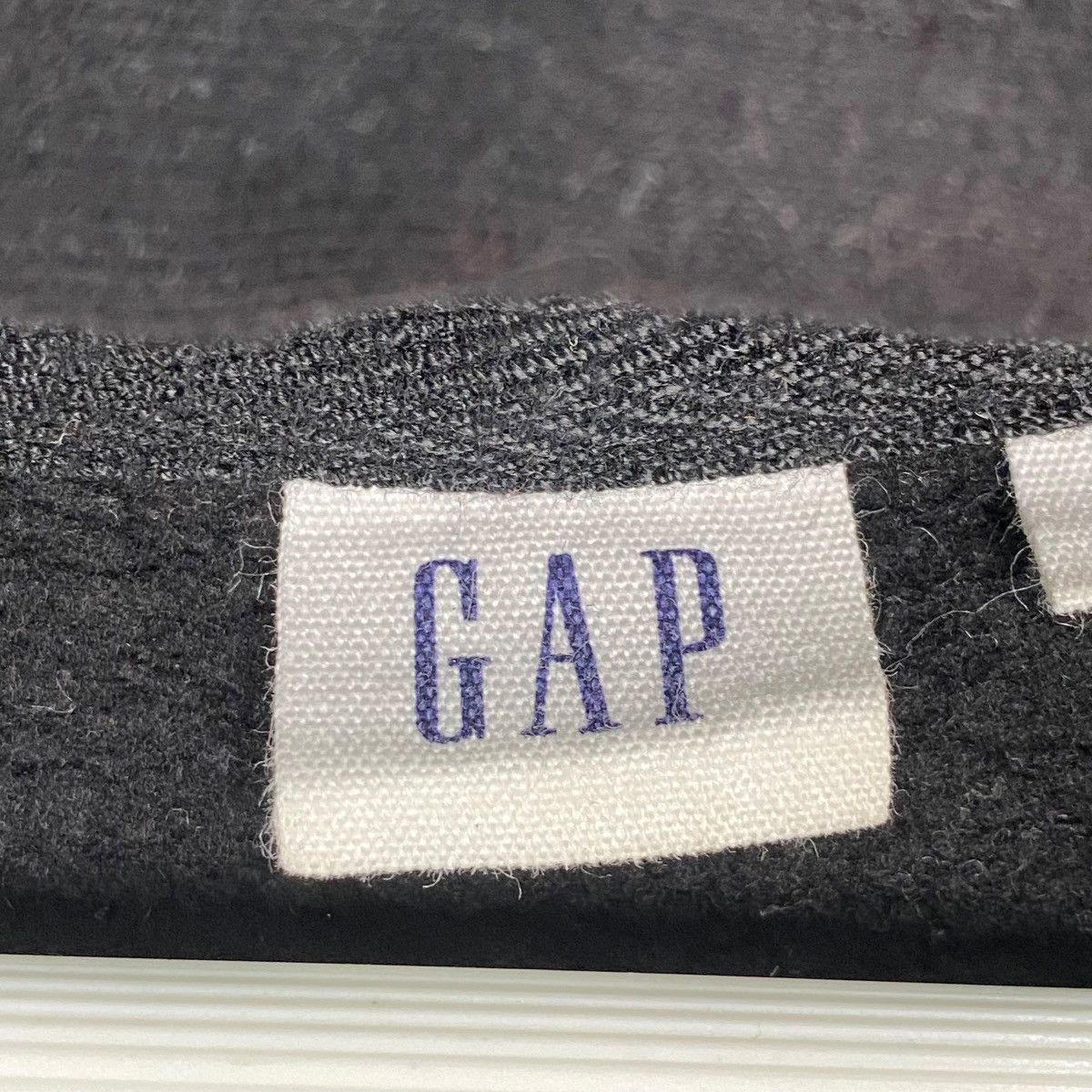 Gap Vintage GAP Full Zipper Hoodie Sweater Black Big Logo Size US L / EU 52-54 / 3 - 7 Thumbnail