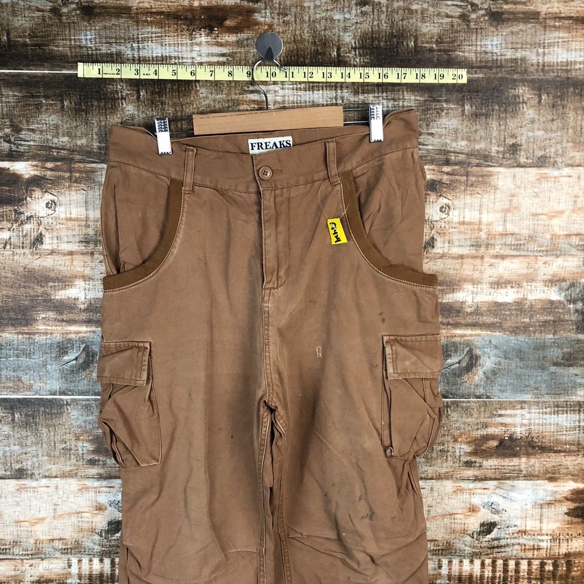 Japanese Brand Freaks Pink Cargo utility tactical Multipocket Pants #A1429 Size US 32 / EU 48 - 4 Thumbnail