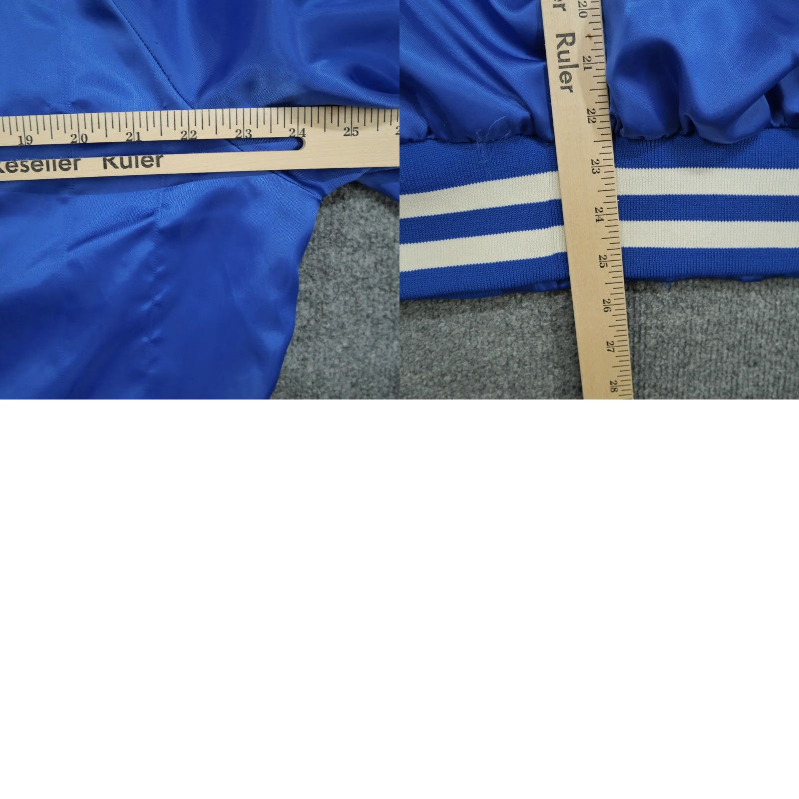 J Brand VINTAGE Soybean Jacket Mens L Blue Satin Proven Performance Bomber 80s Jacket Size US L / EU 52-54 / 3 - 9 Thumbnail