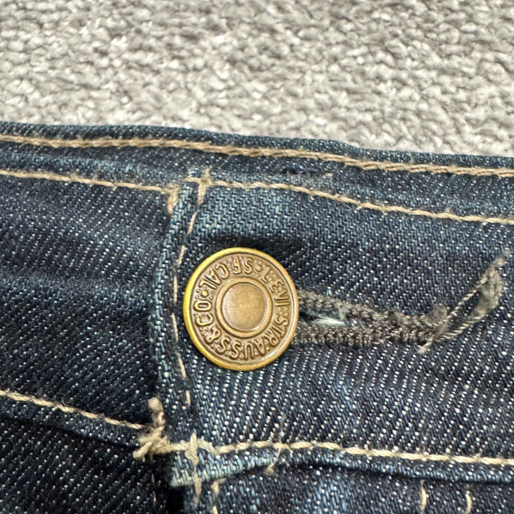 Levi's Levi's 511 Slim Fit Denim Jeans Mens 30x30 Blue Straight Leg Dark Wash Casual Size US 30 / EU 46 - 3 Thumbnail