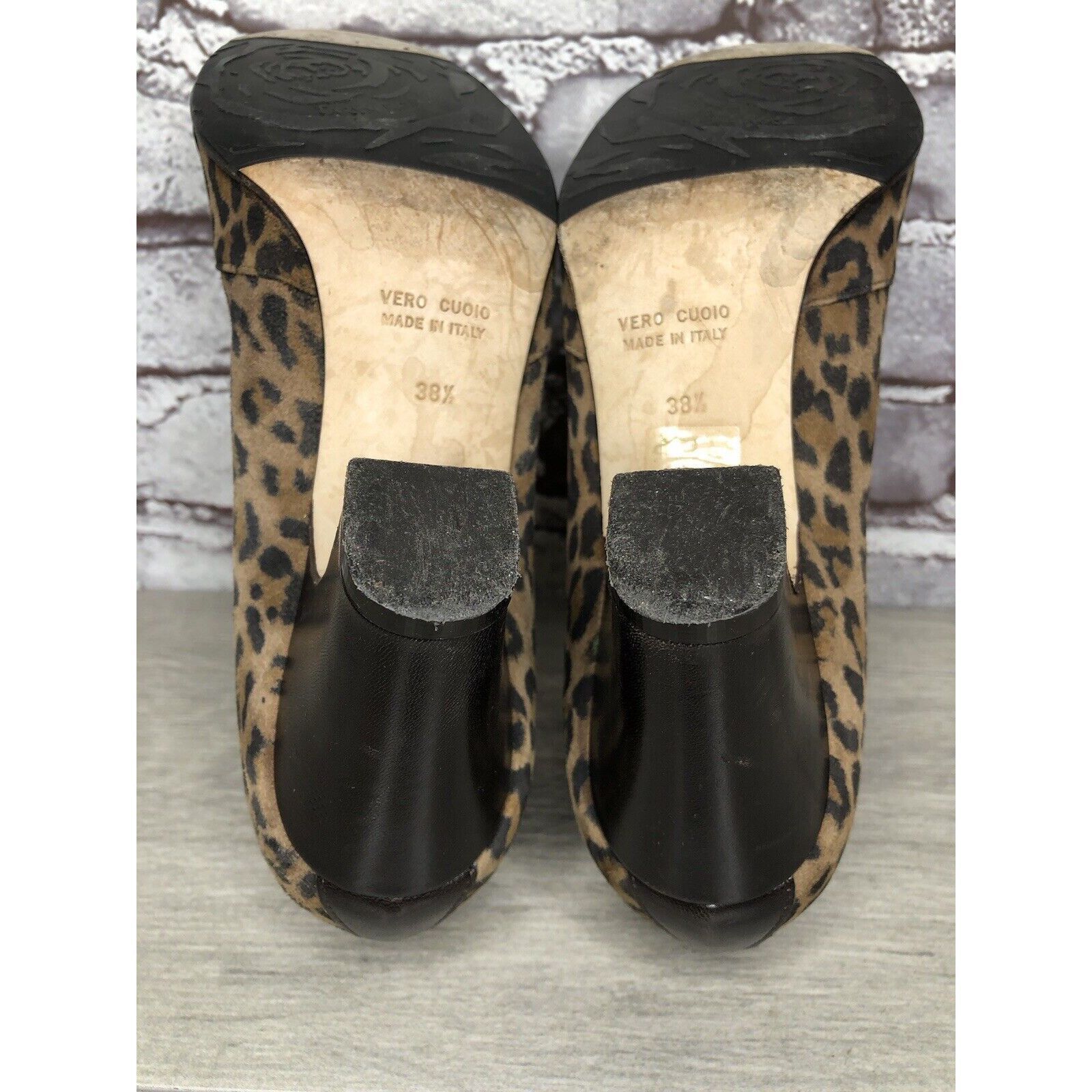 Other Taryn Rose Leopard Print Brown Bow Peep Toe Heels Shoes Wome Size US 9 / IT 39 - 6 Thumbnail