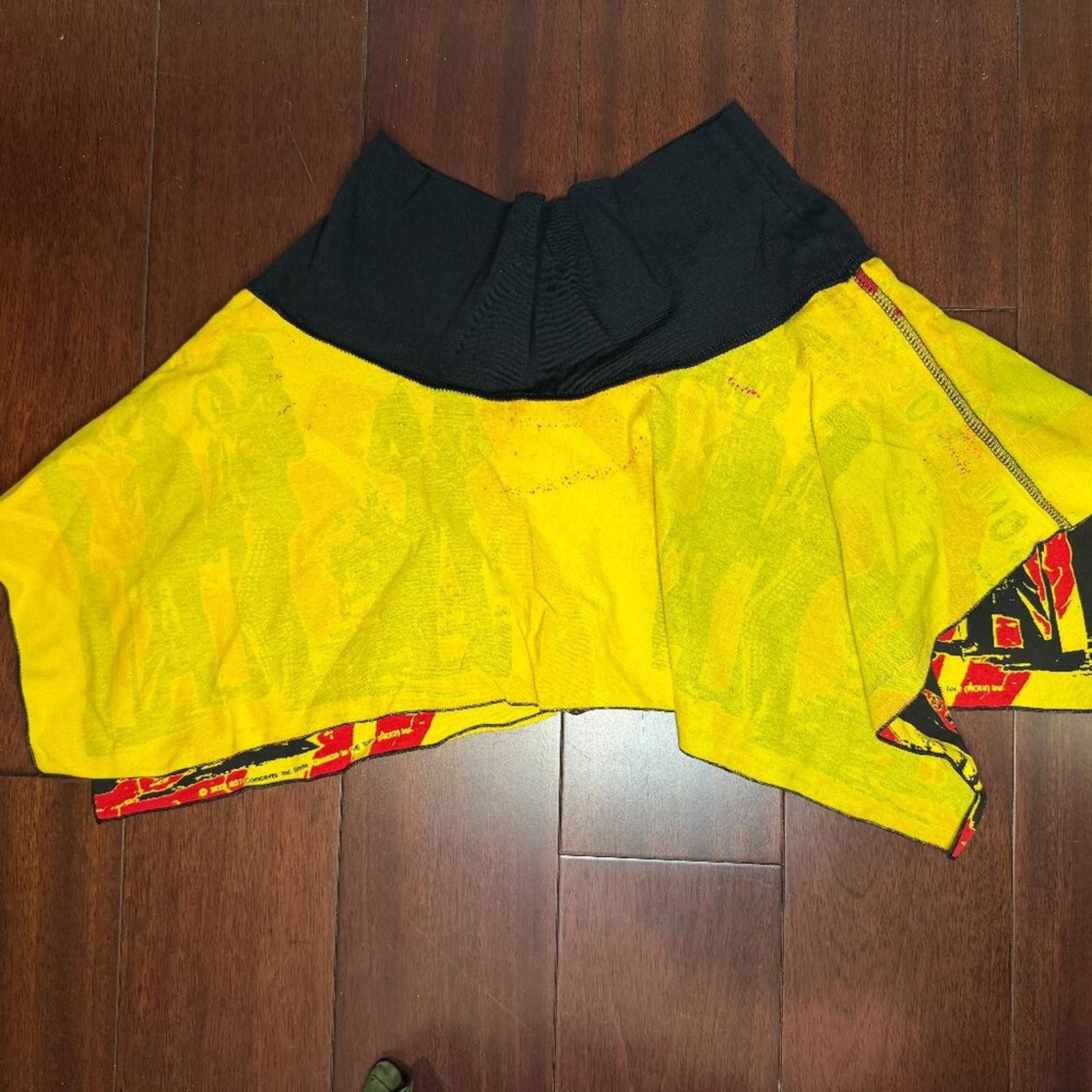 Other Vintage Glamhead Rolling Stones Mini Skirt Size Medium Rare Size 32" / US 10 / IT 46 - 8 Thumbnail