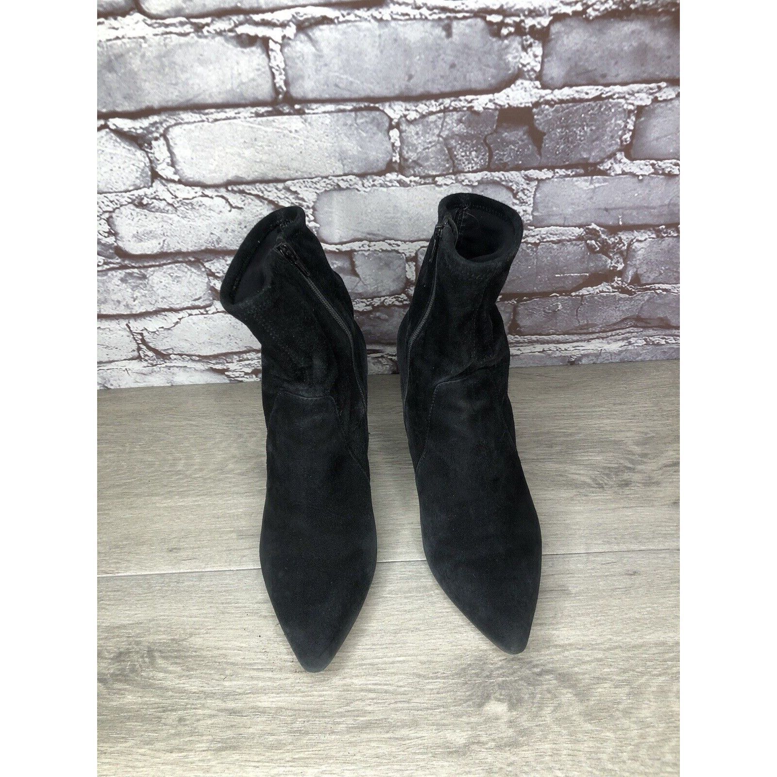 Loeffler Randall Loeffler Randall Isla Black Suede Leather Ankle Booties Boot Size US 7 / IT 37 - 2 Thumbnail
