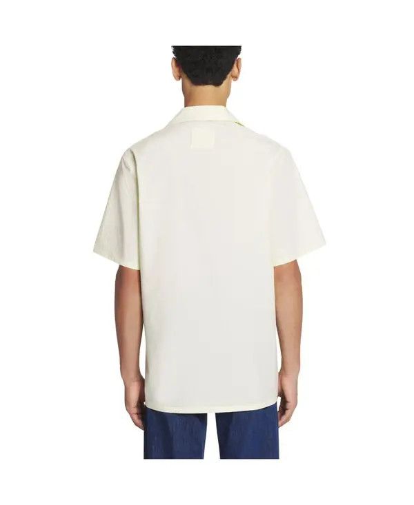 Lanvin oc11z0426 Printed Cotton Shirt in Off White Size US S / EU 44-46 / 1 - 4 Thumbnail
