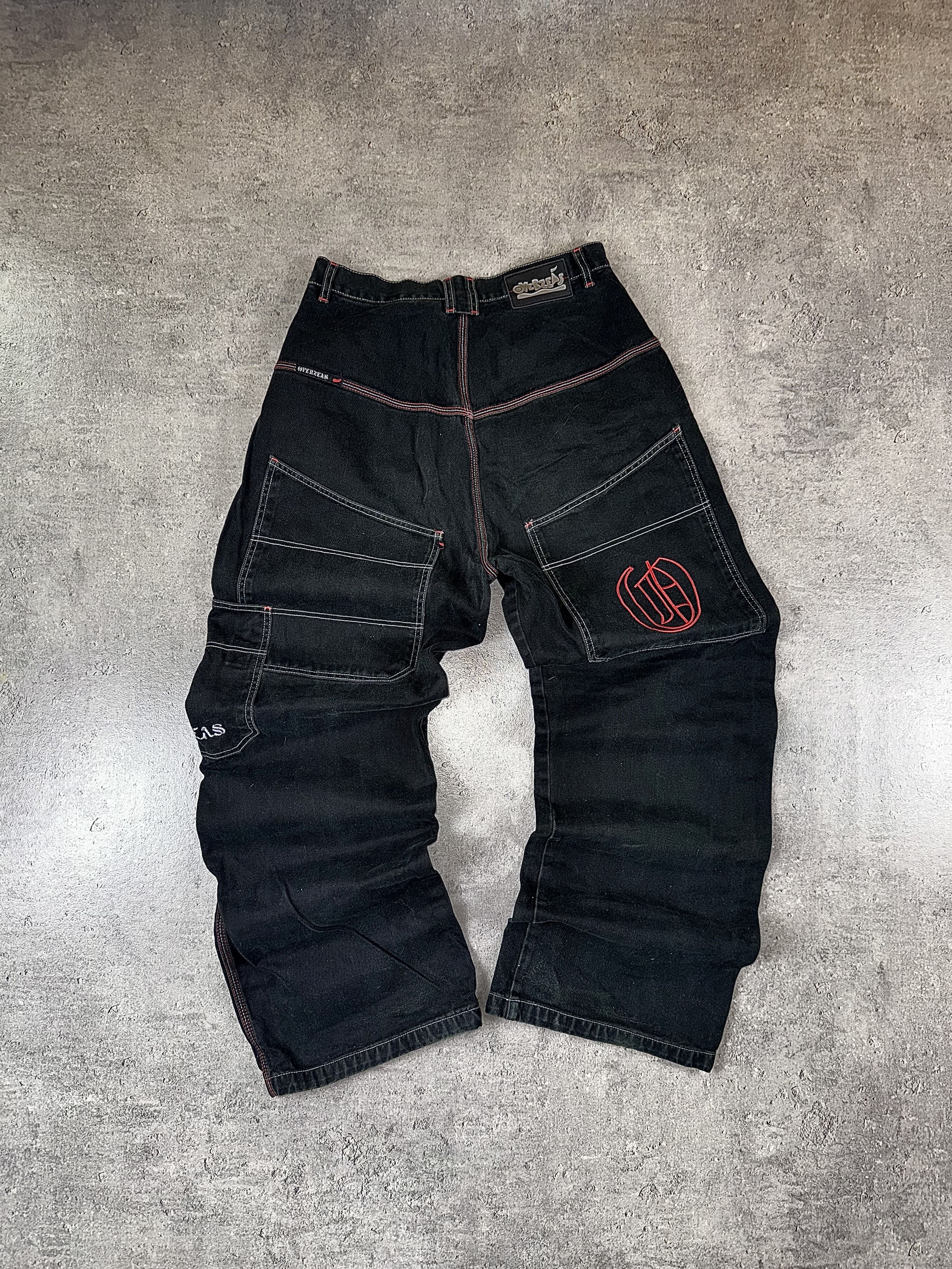 Japanese Brand Vintage swag Mass denim Jnco Baggy pants Size US 32 / EU 48 - 1 Thumbnail