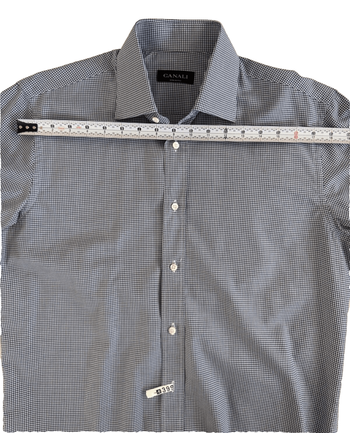 Canali Canali Men's Blue M Long Sleeve Button Down Shirt 100% Size US M / EU 48-50 / 2 - 6 Thumbnail