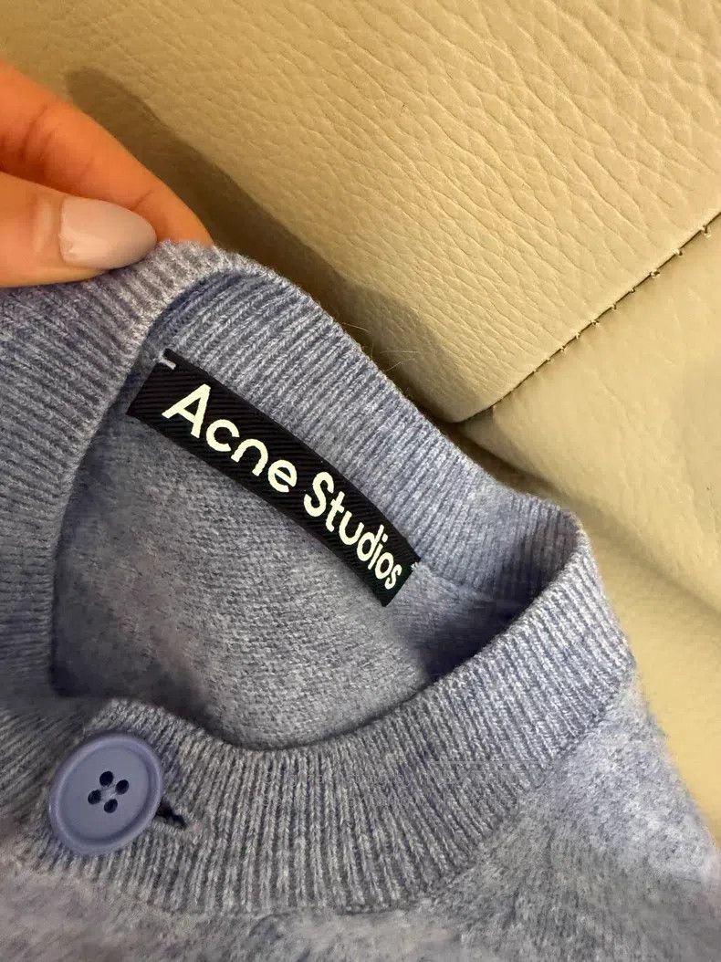 Acne Studios Acne Studios Classic versatile smiley face embroidered woo Size XS / US 0-2 / IT 36-38 - 5 Thumbnail