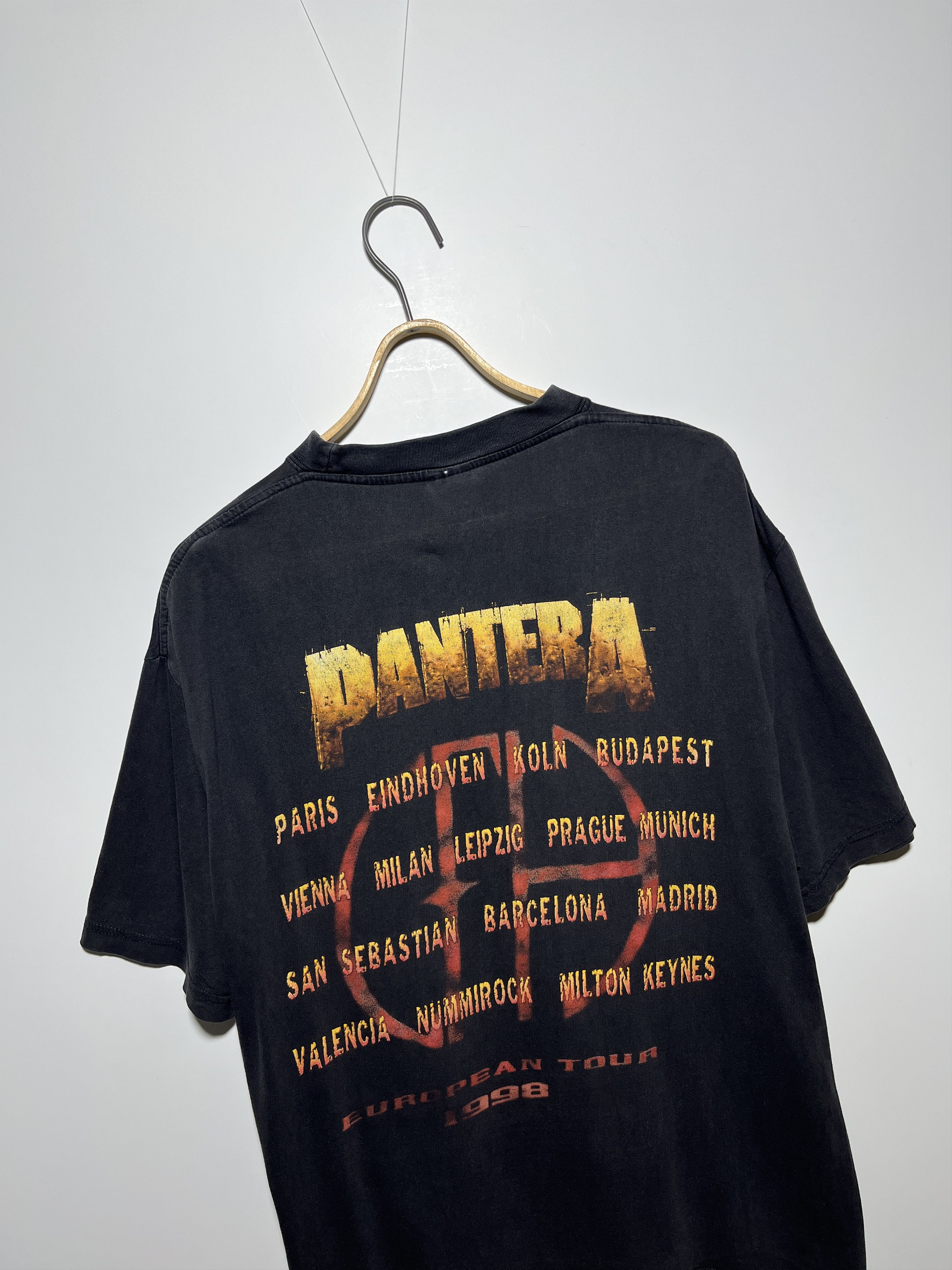 Band Tees × Vintage Vintage 1998 Pantera European Tour T-Shirt Size XL Size US XL / EU 56 / 4 - 5 Thumbnail