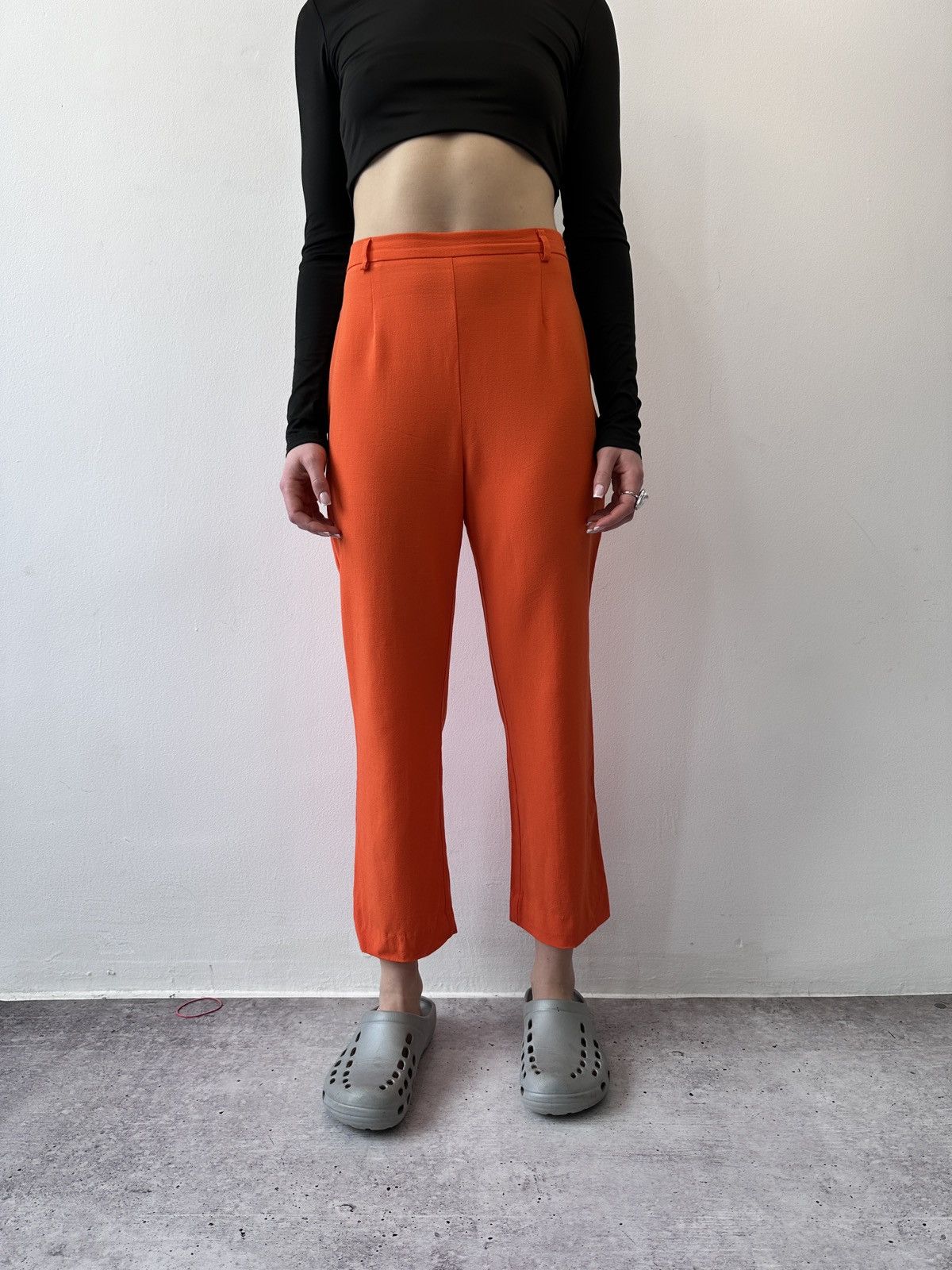 Versus Versace Versus Gianni Versace Vintage Wool Blend Pants Italy 30/44 Size 30" / US 8 / IT 44 - 2 Thumbnail