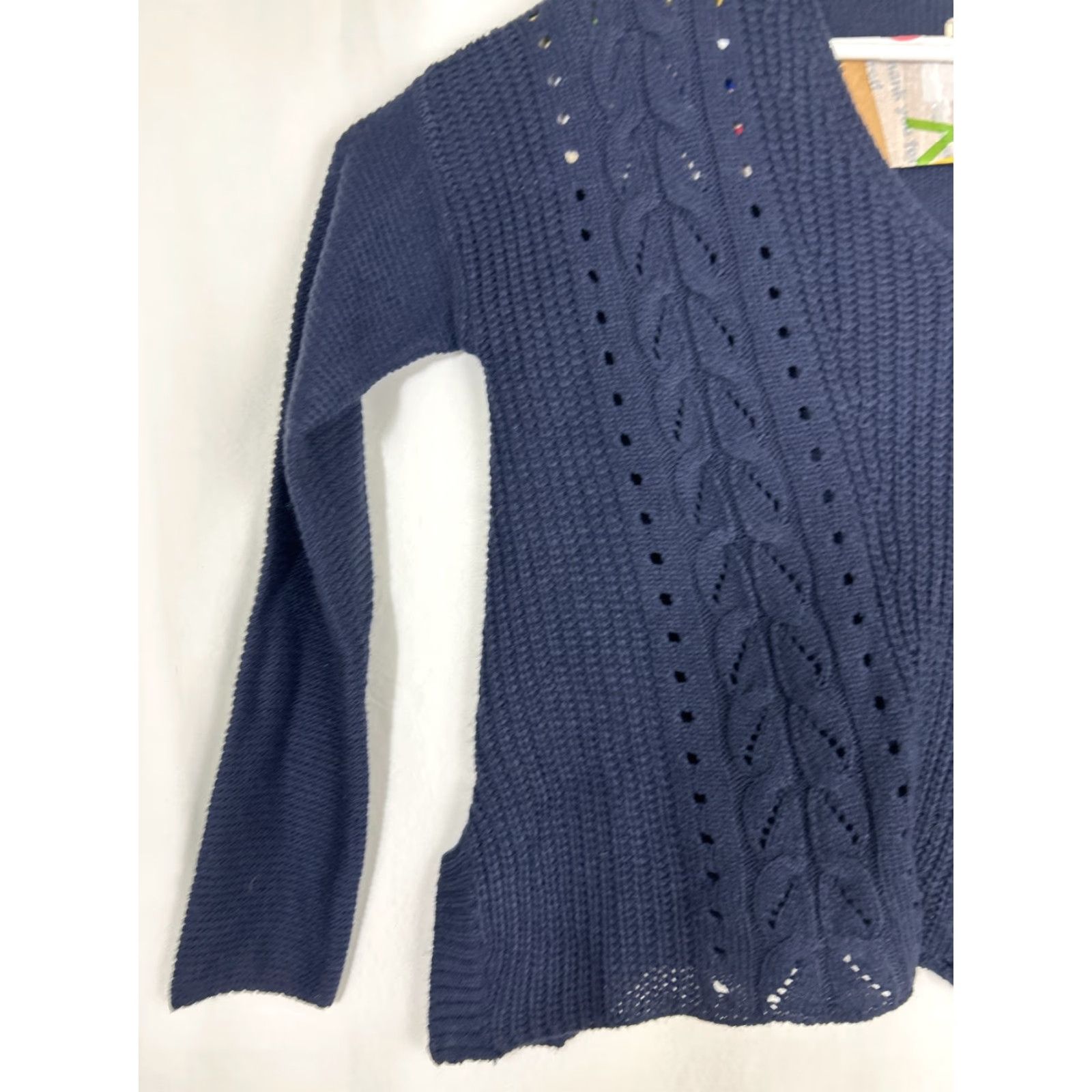 Converse Converse One Star Womens Sweater V-Neck Pullover Navy Blue M Size M / US 6-8 / IT 42-44 - 2 Thumbnail