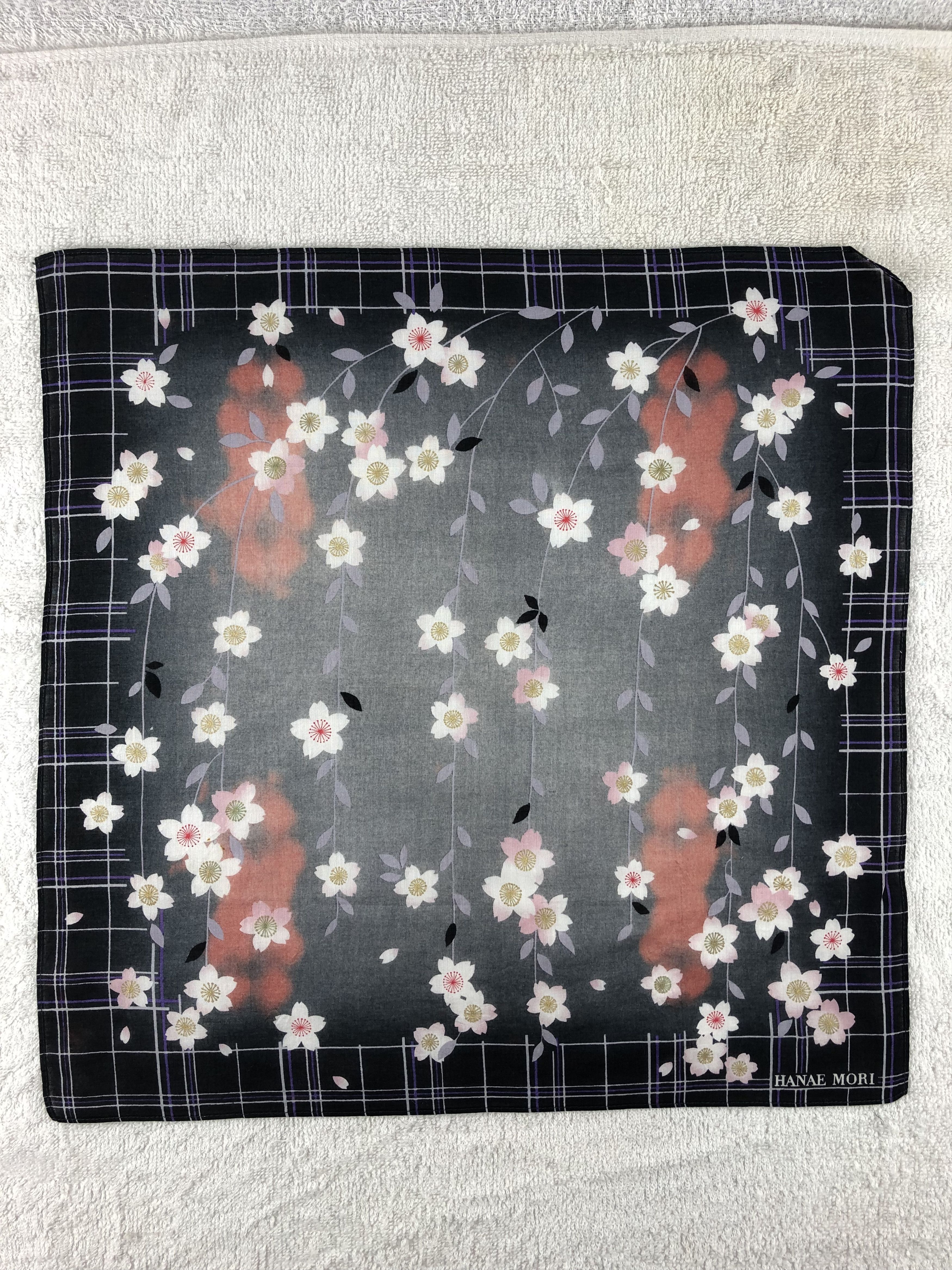 Hanae Mori × Japanese Brand × Vintage Hanae Mori Handkerchief / Bandana / Neckerchief Size ONE SIZE - 3 Thumbnail
