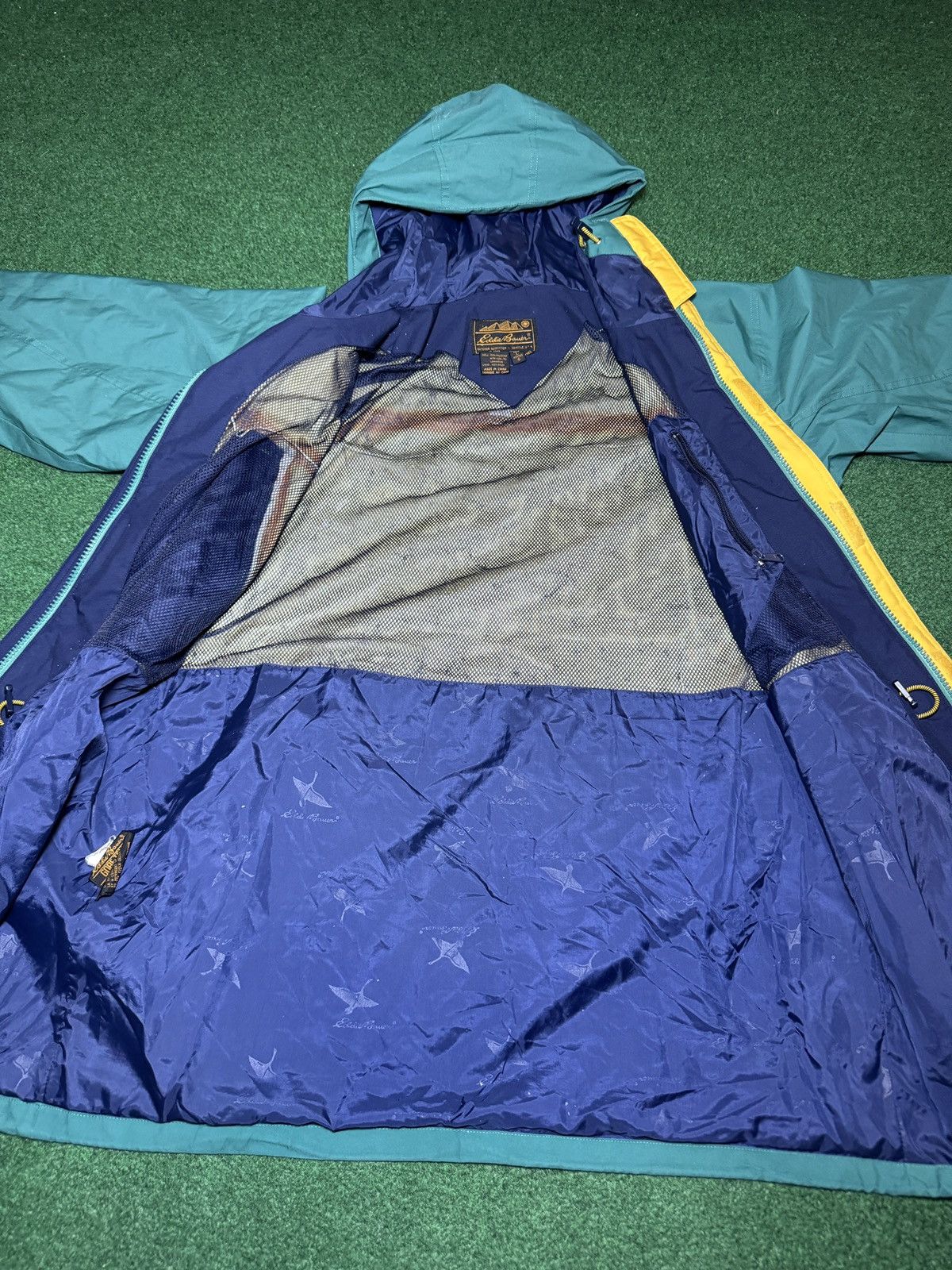 Eddie Bauer Eddie Baur Gore Tex Vintage Blue Men Large Tall 24x34 Jacket Size US XL / EU 56 / 4 - 4 Thumbnail