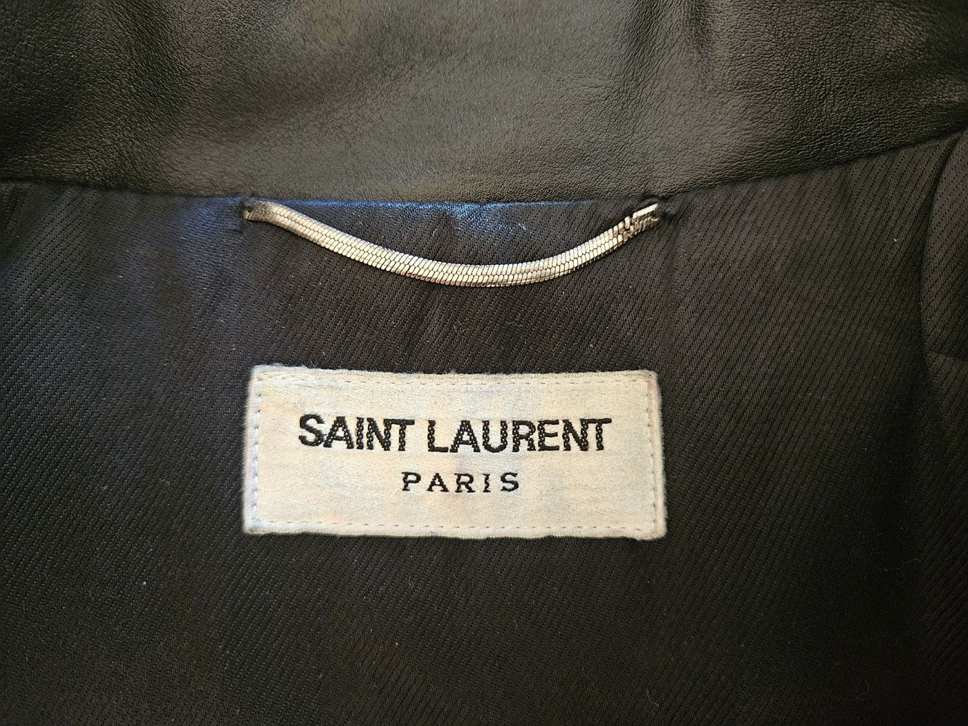 Saint Laurent Paris Saint Laurent 13F/W L17 Oil Calf Leather Jacket Size US XL / EU 56 / 4 - 7 Thumbnail