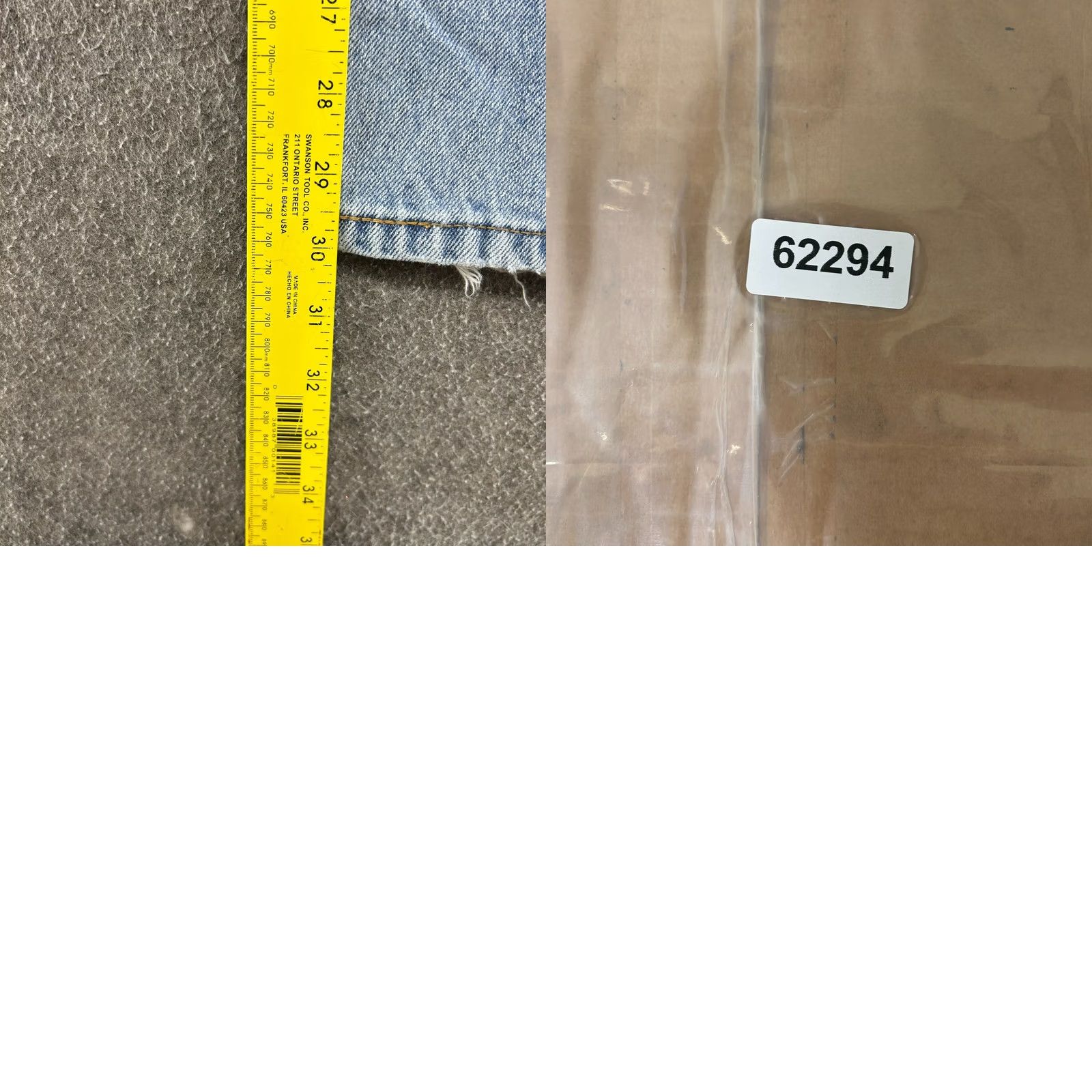 Levi's Levi's 505 Jeans Regular Fit Straight Leg Light Wash Distressed 33x30 Men Blue Denim N/A Size US 33 - 10 Thumbnail