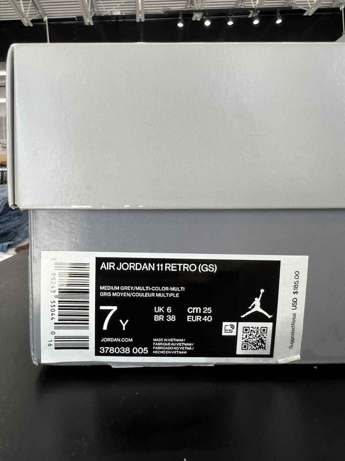 Jordan Brand Air Jordan 11 Cool Grey Sz. 7Y (2021) Size US 7 / EU 40 - 11 Thumbnail