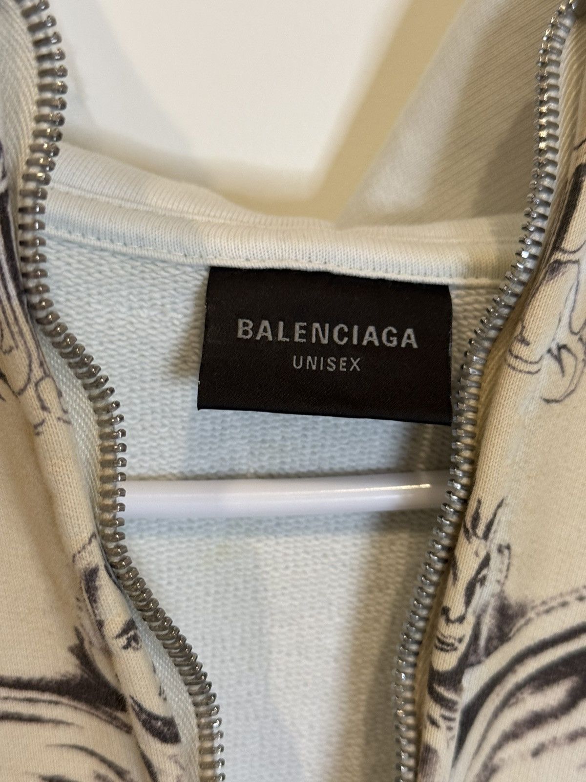 Balenciaga Balenciaga Tattoo Zip Up Hoodie Size US XS / EU 42 / 0 - 21 Thumbnail