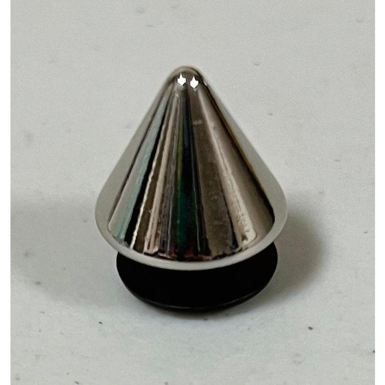 Crocs × Vintage Crocs Silver Spike Punk Goth Jibbitz Shoe Shoes Charm 🔪⛓️ Size ONE SIZE - 1 Thumbnail
