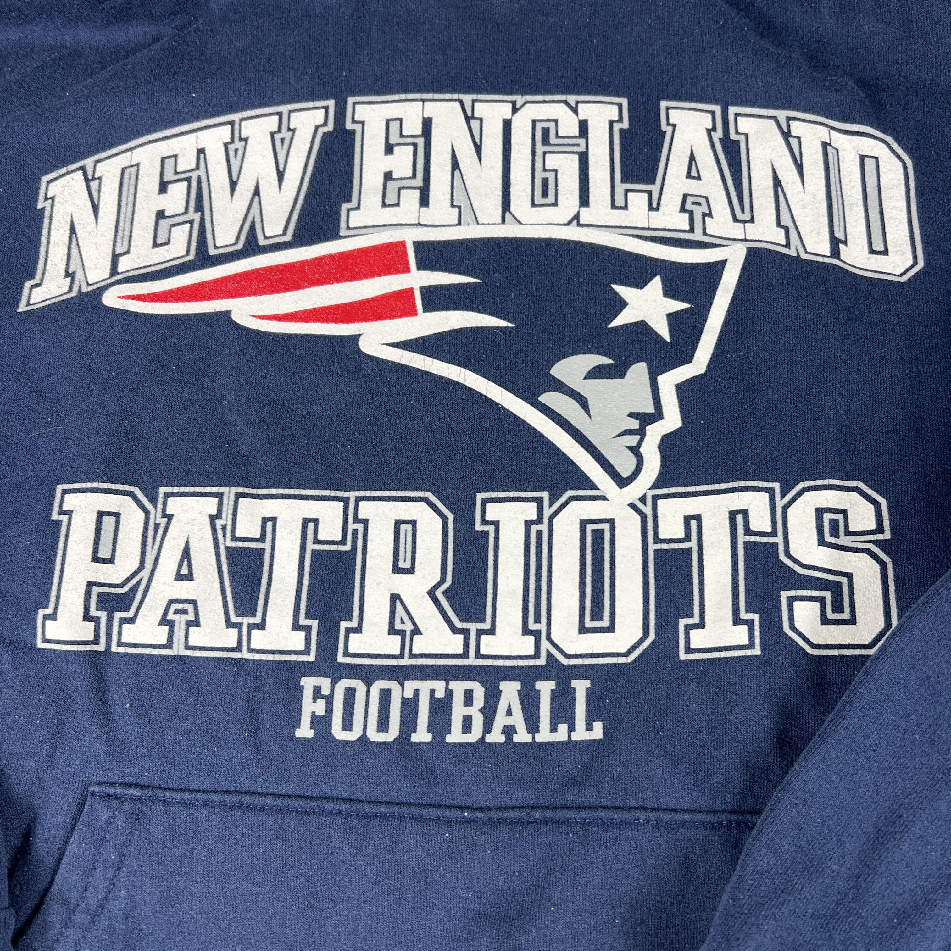 NFL Y2K NFL New England Patriots Sweatshirt Blue Faded Hoodie Size US M / EU 48-50 / 2 - 3 Thumbnail