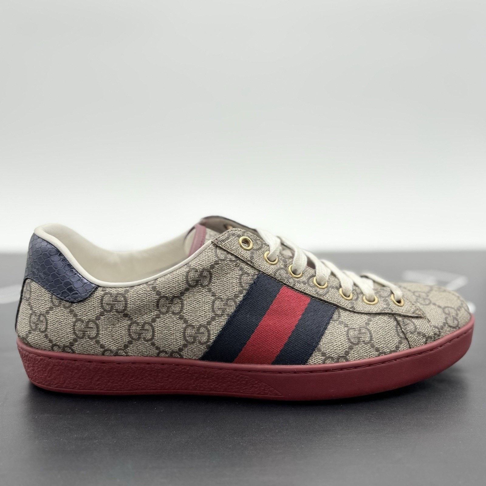 Gucci Gucci Ace GG Supreme ' Beige ' | GREAT CONDITION! Size US 8.5 / EU 41-42 - 2 Thumbnail