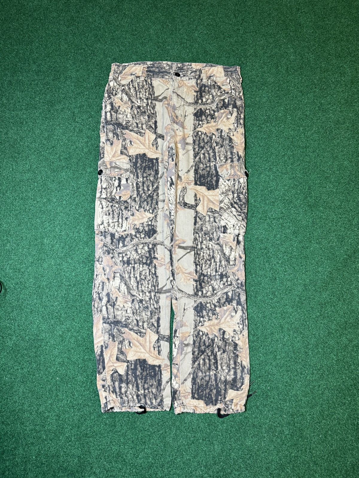 Vintage Vintage 90s Camo Baggy Hip Hop 34x34 Adjustable Jogger Pants Size US 34 / EU 50 - 1 Thumbnail